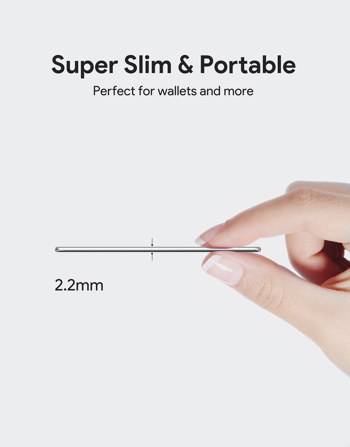 AUKEY TM-21 Track Mate 3 super slim portable Bluetooth Tracker for wallets and more 2.2mm thick