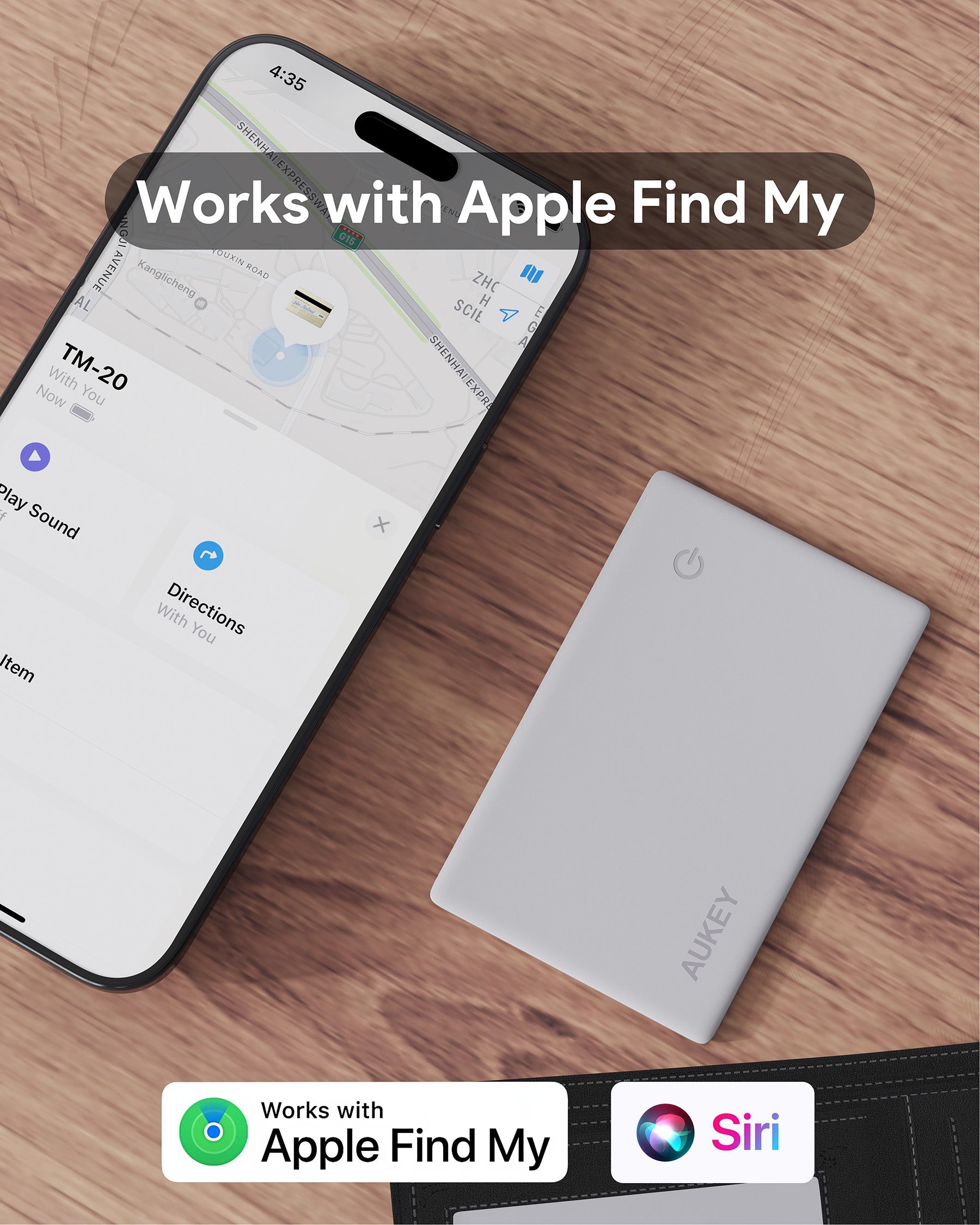 AUKEY TM-20 Track Mate 2 Smart Bluetooth Tracker