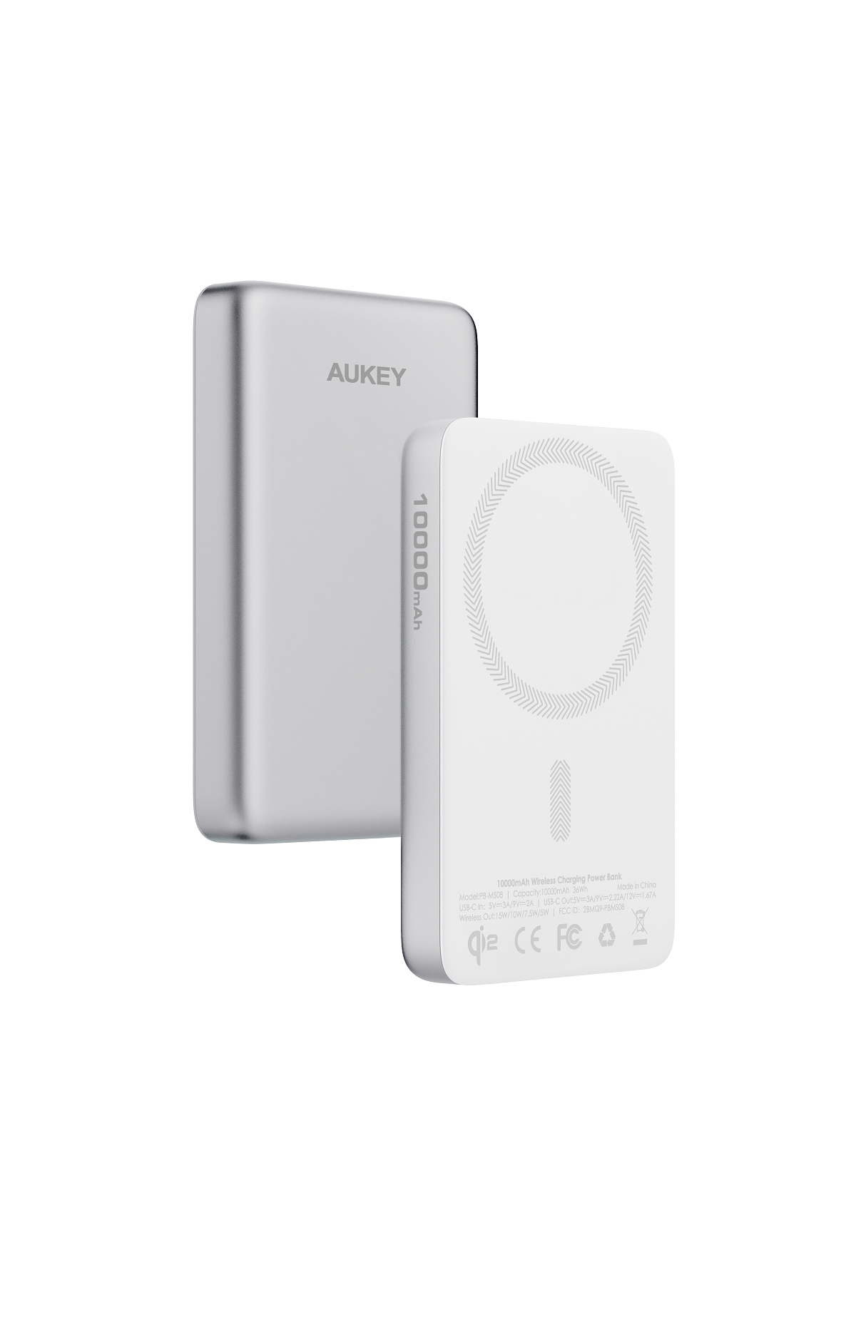 AUKEY MagFusion M 10000 20w Qi2 Magnetic Wireless Charging Power Bank PB-MS08