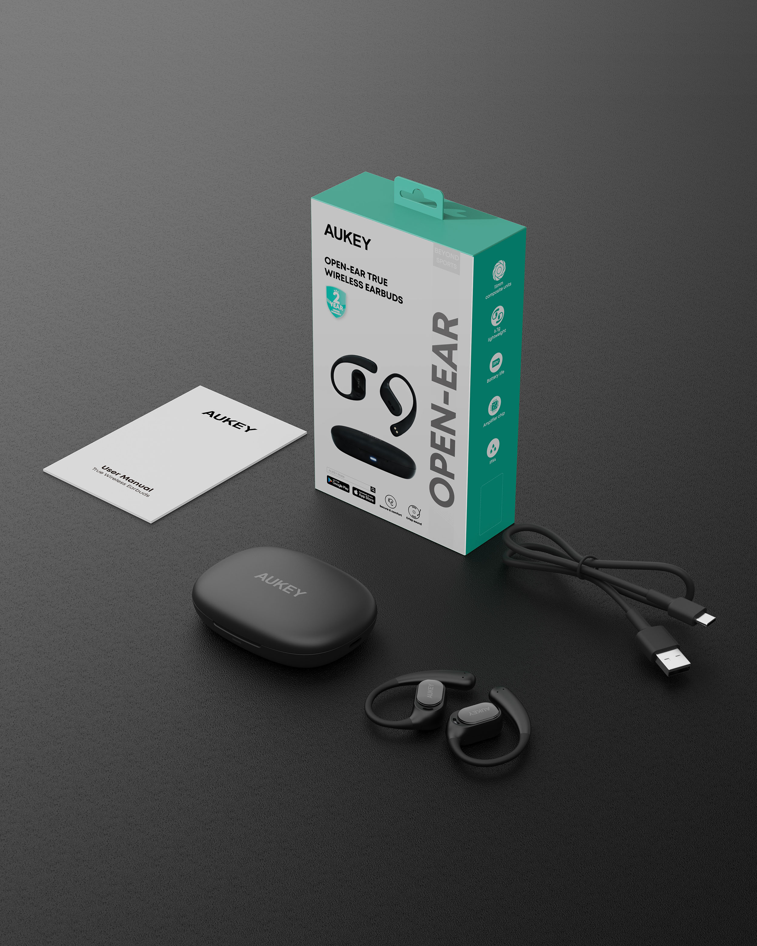AUKEY EP-S1 Beyond Sports Open-Ear Wireless Earbuds