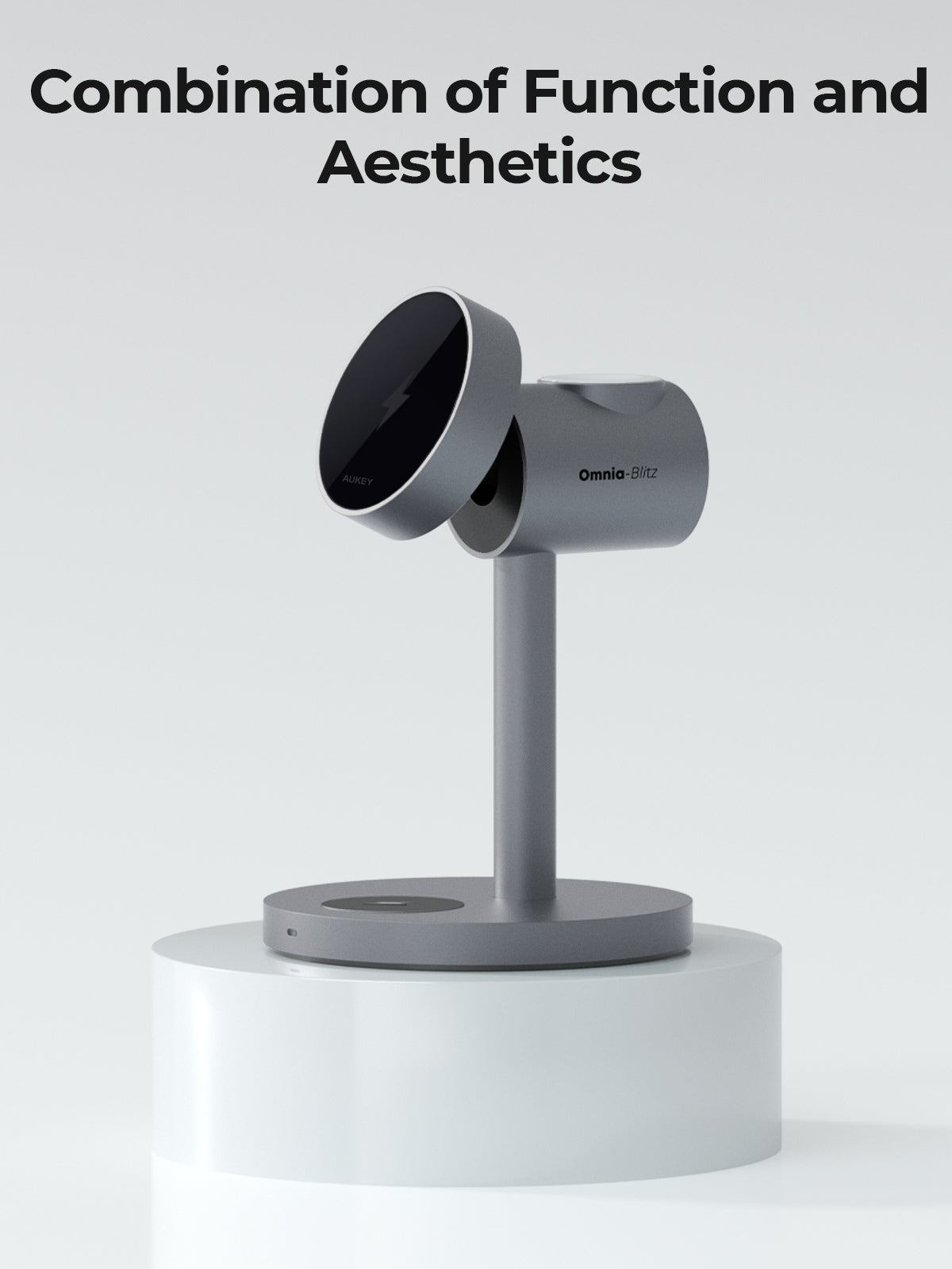 3 in 1 Wireless Charger AUKEY MagFusion Qi2 Wireless Charging Station