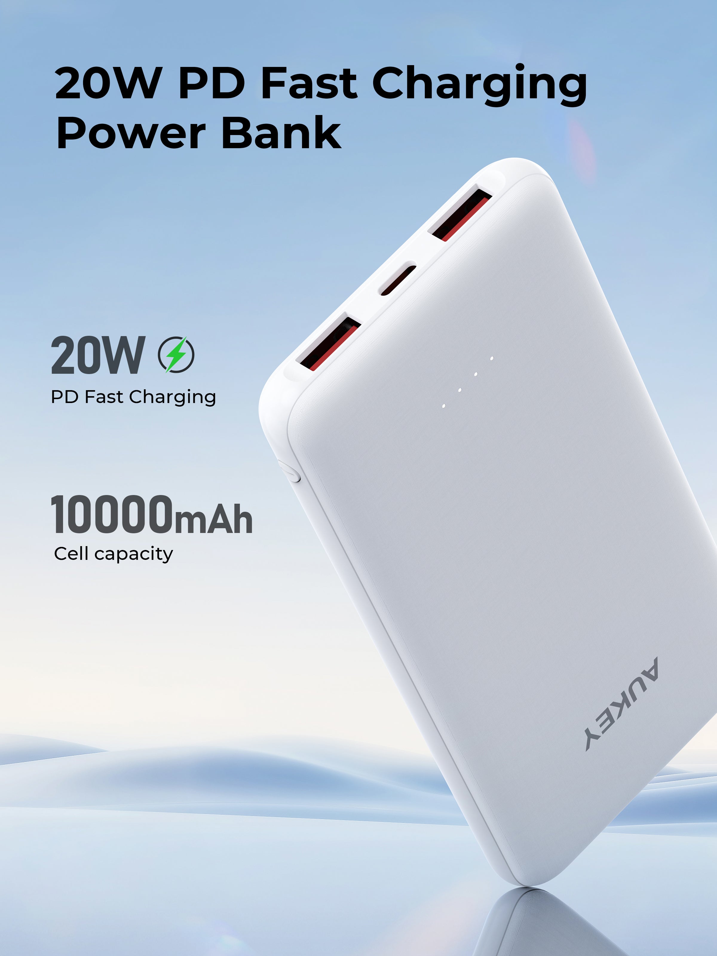 Aukey Basix Lite 10000mAh 22.5WPD Fast Charging Power Bank PB-Y103