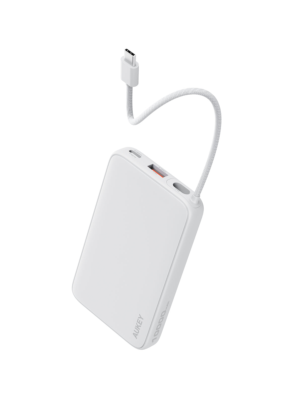 Batterie externe AUKEY PB-Y53 Spark Sling 10000 Lite Slim avec câble USB-C intégré