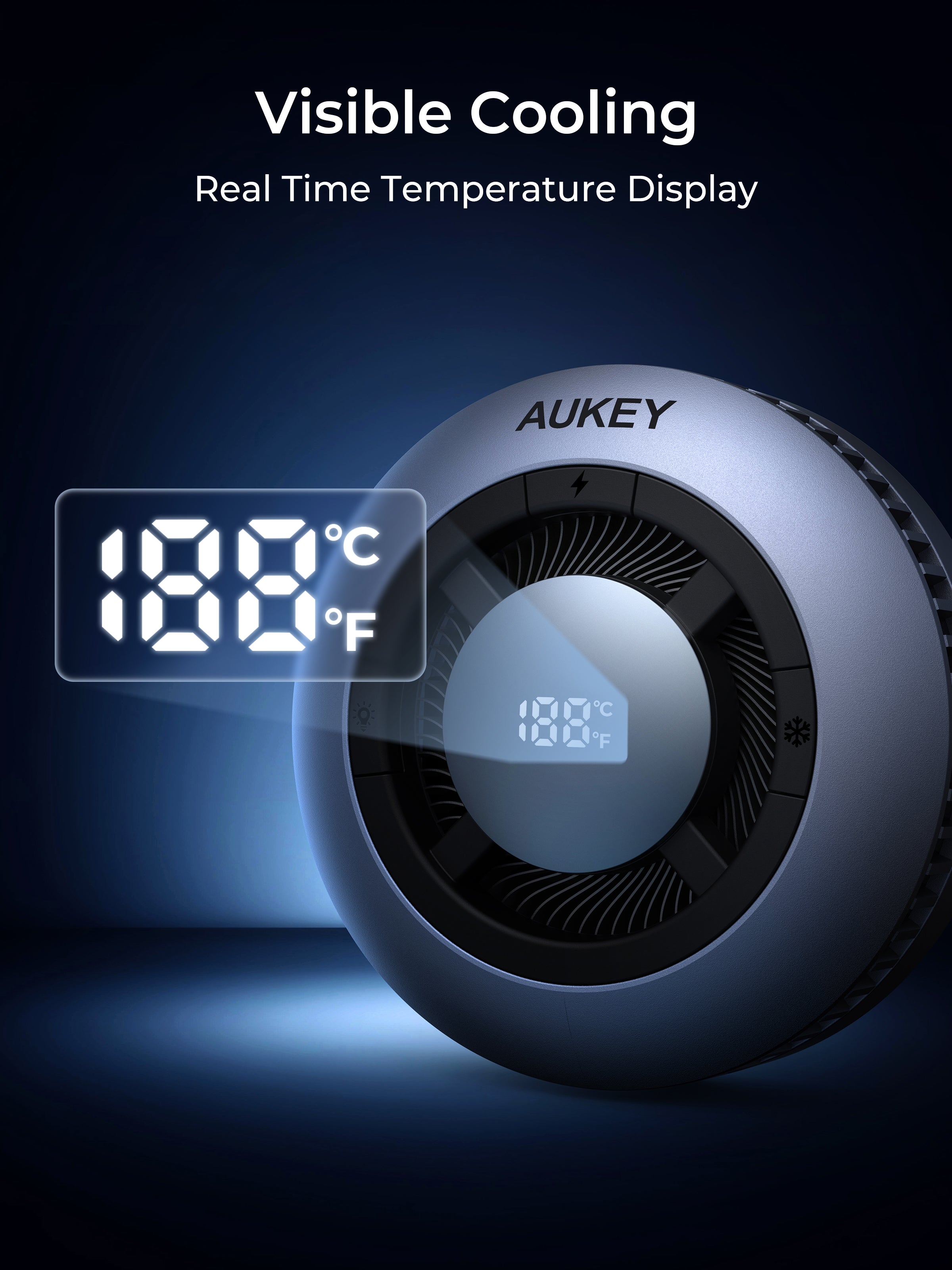AUKEY MagFusion GameFrost Plus Wireless Cooling Charger LC-G10P