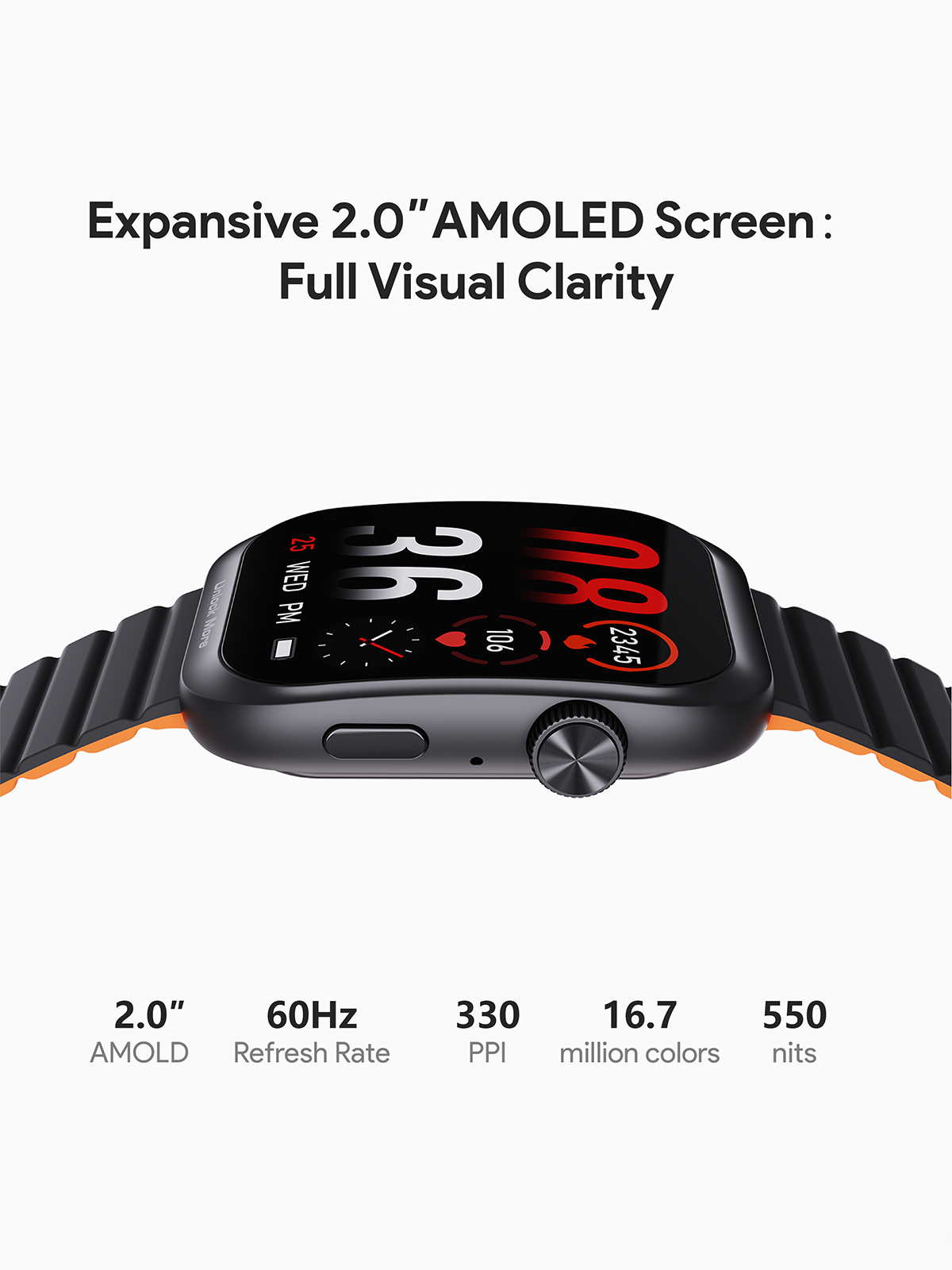 Smart Watch AUKEY SW-1U 1 Ultra IP67 Water Resistant&Health Monitoring