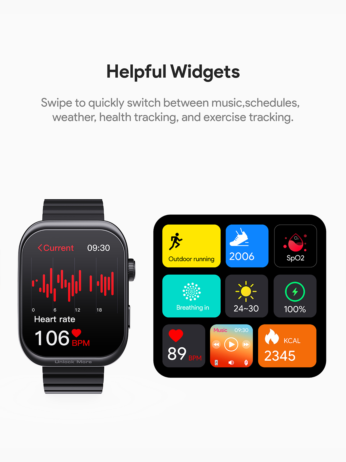 Smart Watch AUKEY SW-1U 1 Ultra IP67 Water Resistant&Health Monitoring