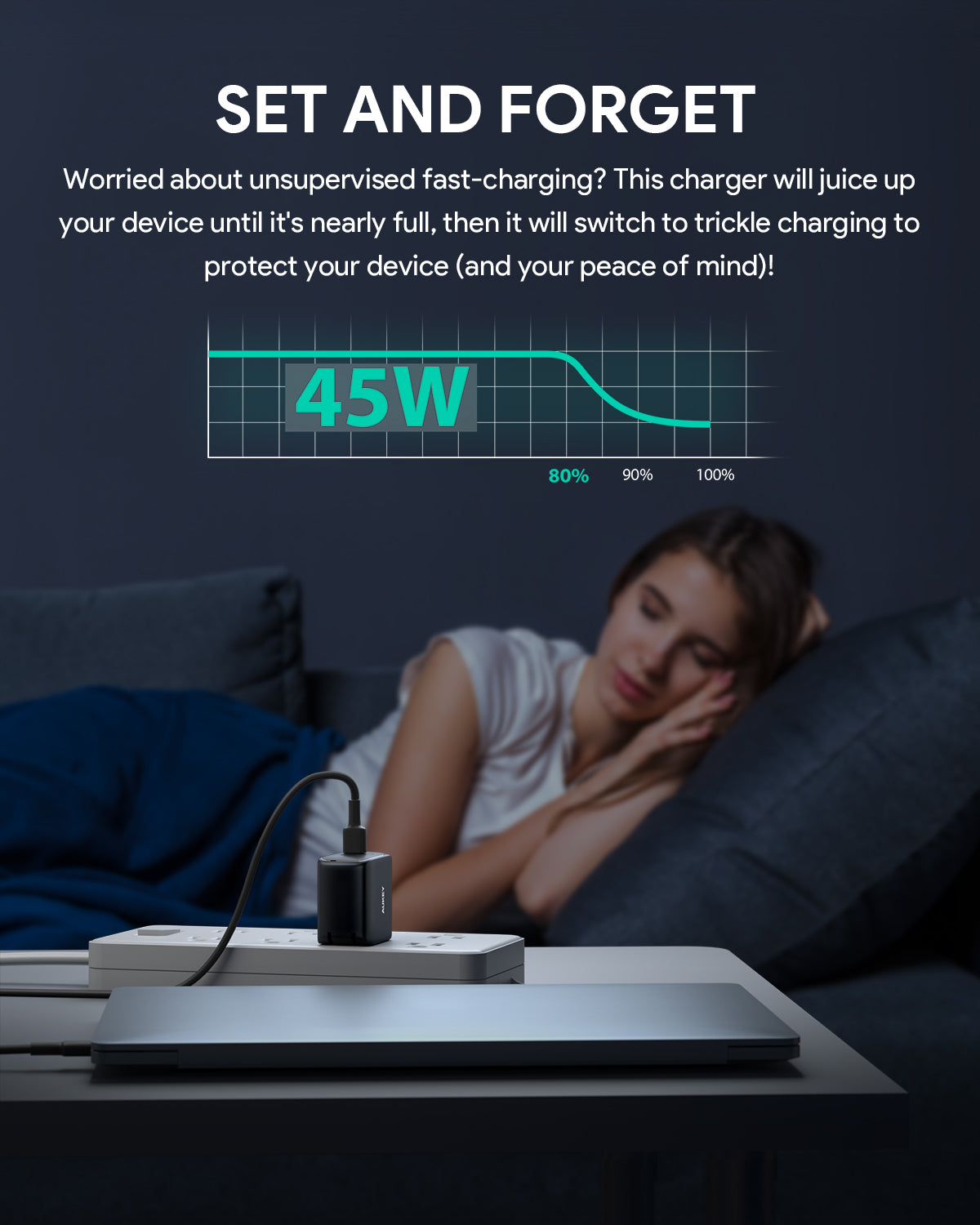AUKEY PA-B2T 45W USB-C PD Charger