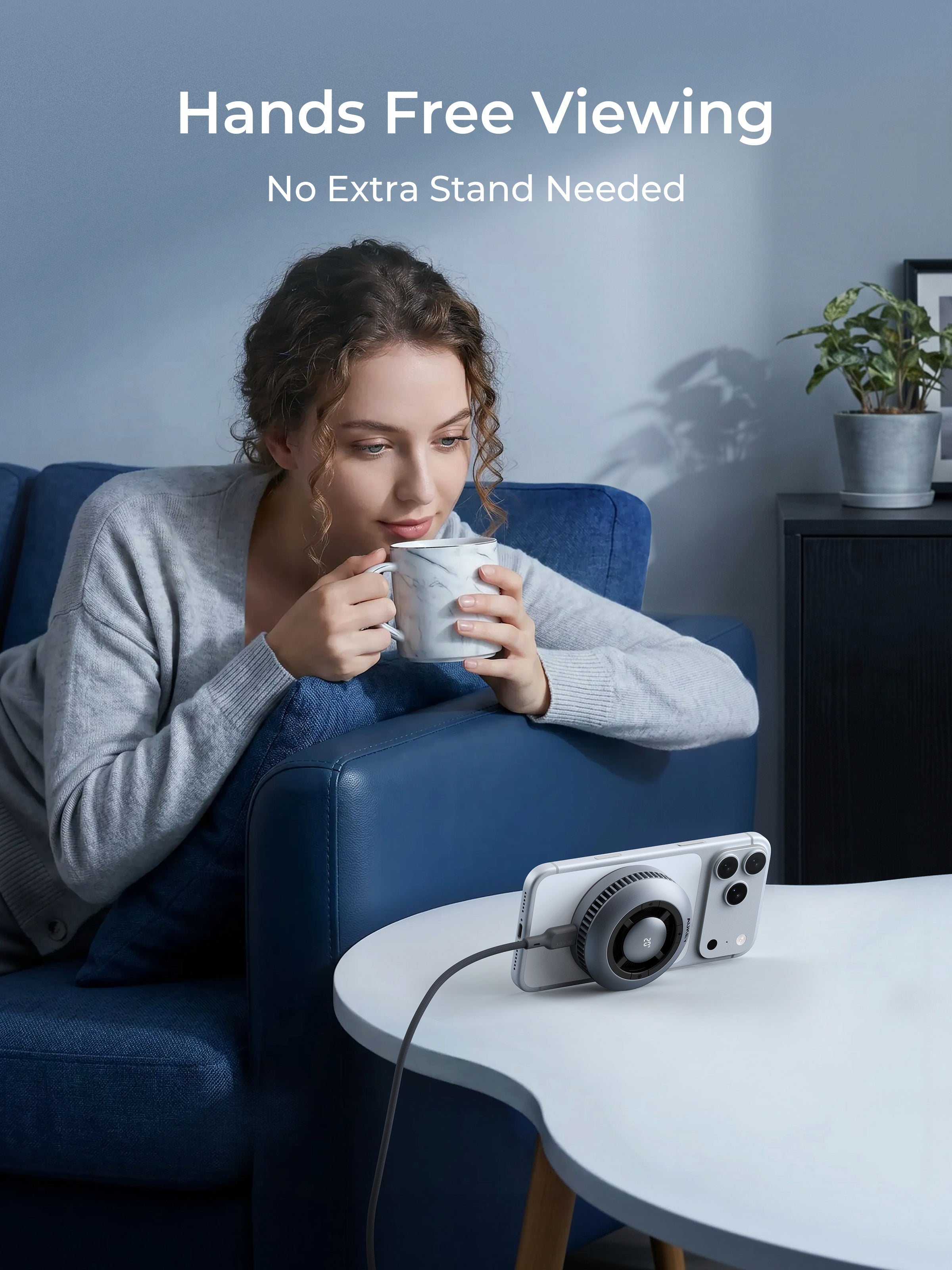 AUKEY MagFusion GameFrost Plus Wireless Cooling Charger LC-G10P