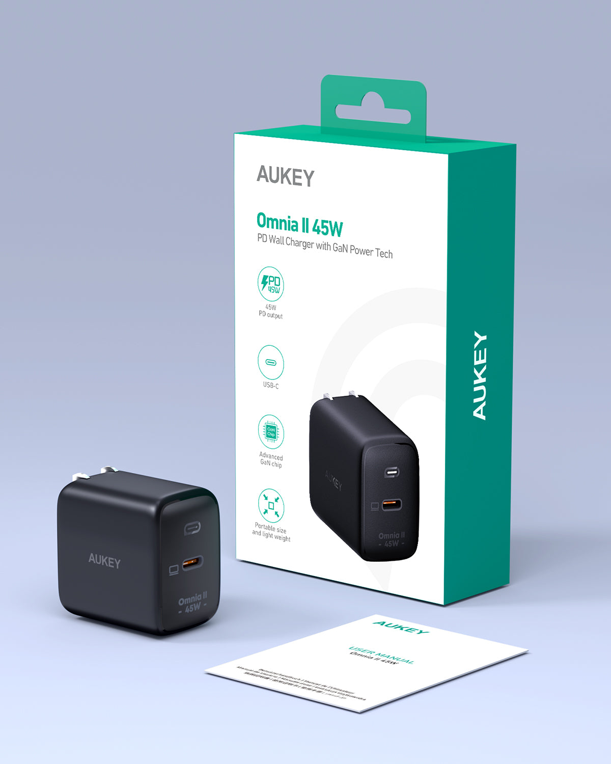 AUKEY PA-B2T 45W USB-C PD Charger