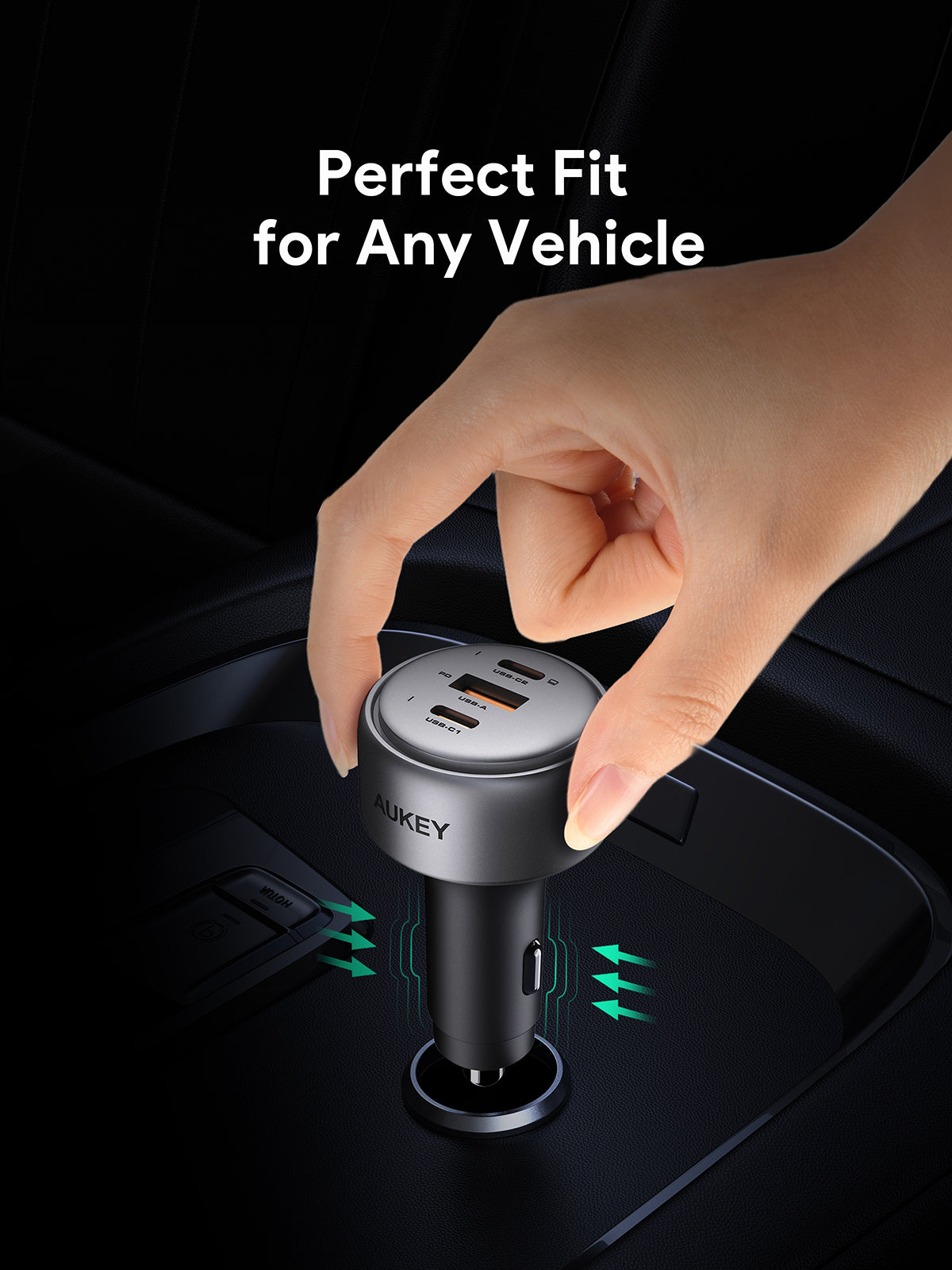 AUKEY CC-P4 Pathfinder Fast Charging Car Charger