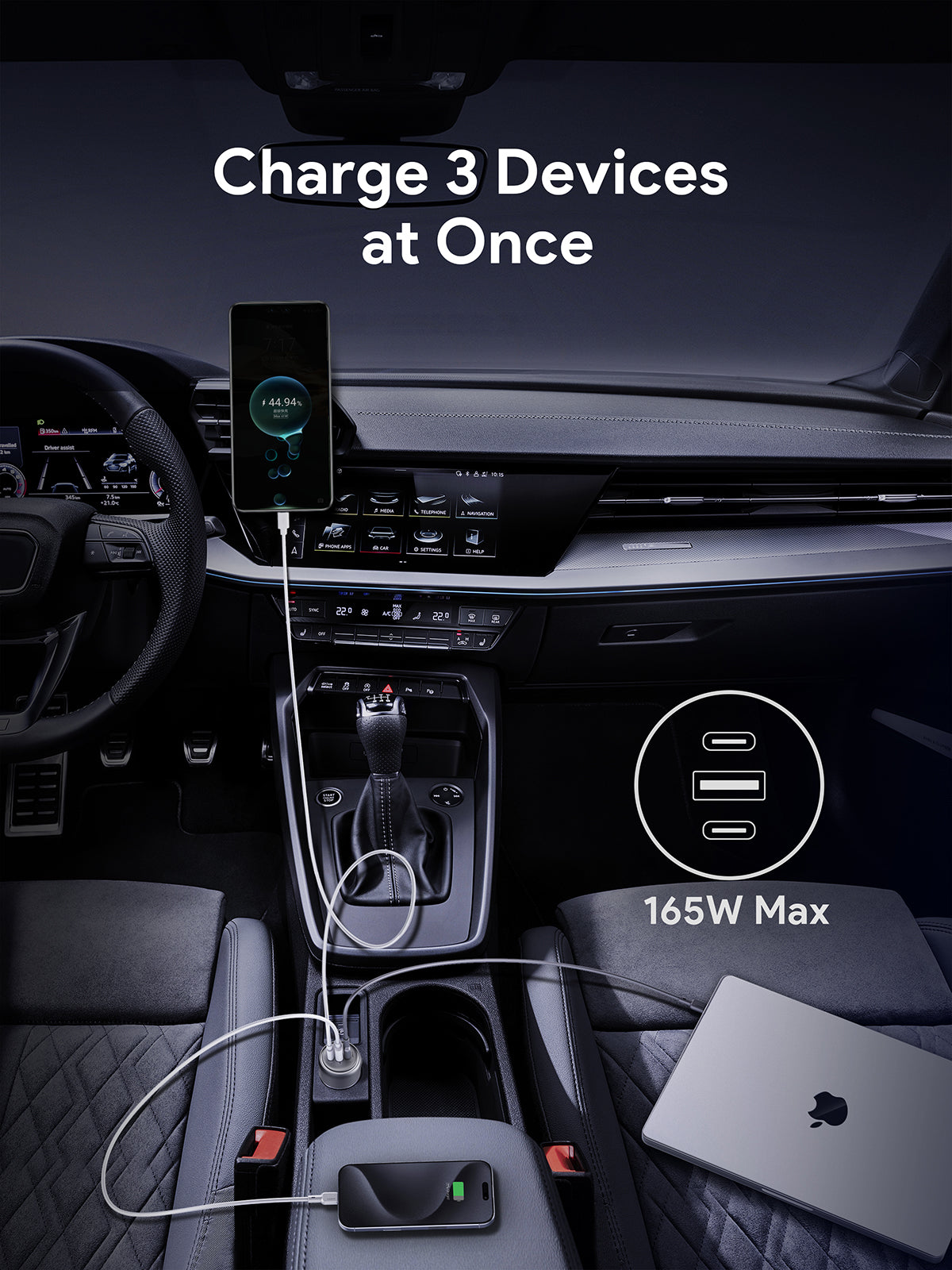 AUKEY CC-P4 Pathfinder Fast Charging Car Charger