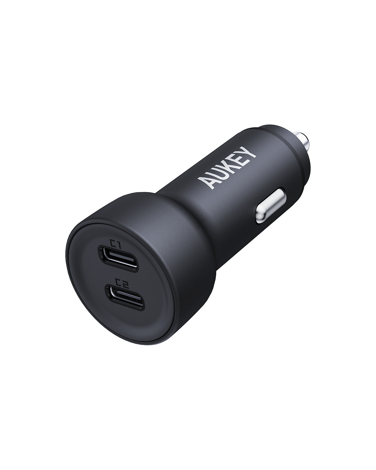 Car Charger AUKEY CC-Y23 65W Dual-Port USB-C – Fast Charges Phones
