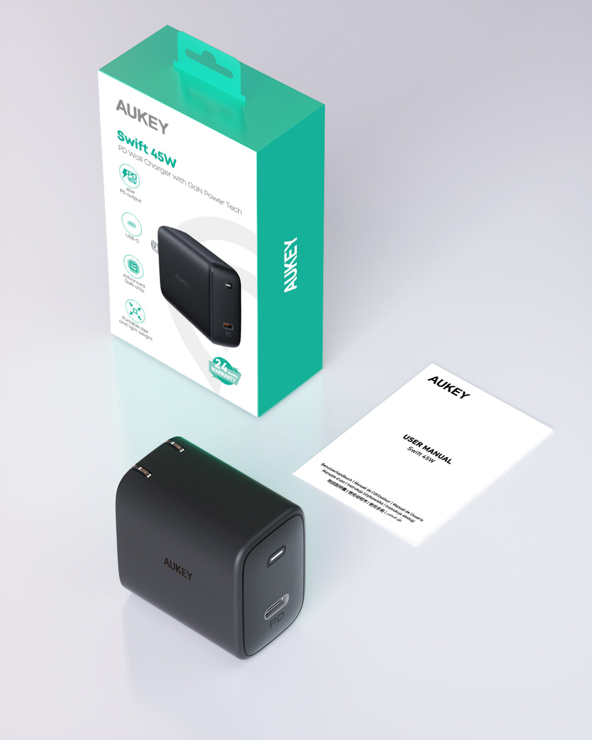 AUKEY PA-F4 45W PD Wall Charger