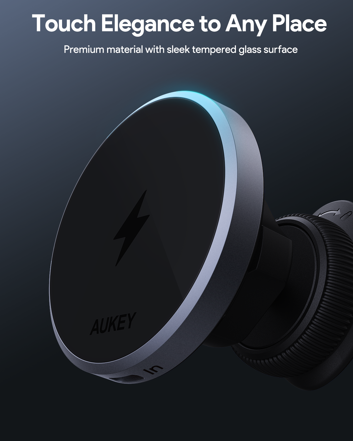 AUKEY MagFusion Dash Qi2 Wireless Charging Phone Mount HD-MC13