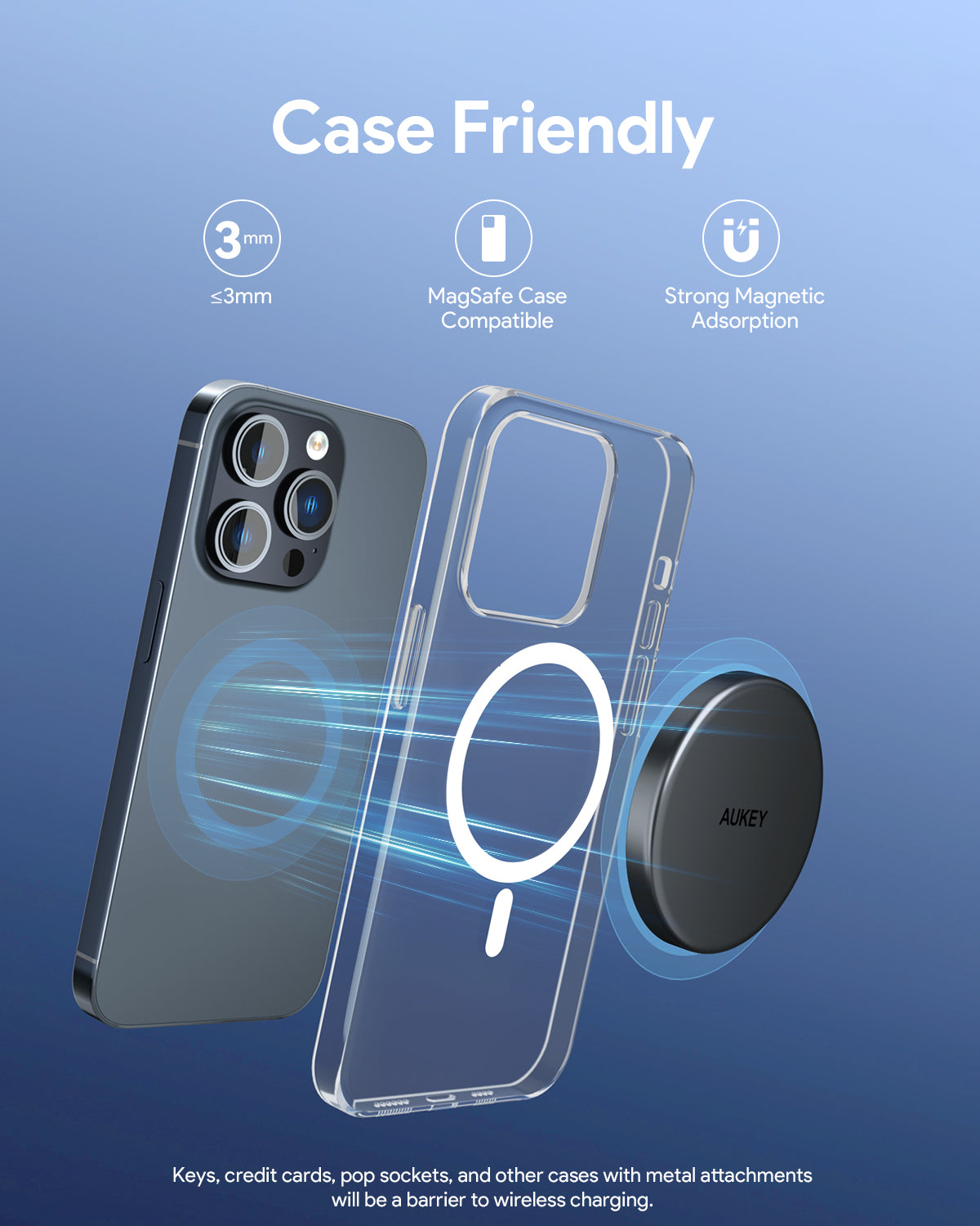 AUKEY Qi2 Magnetic Wireless Charger LC-MC10