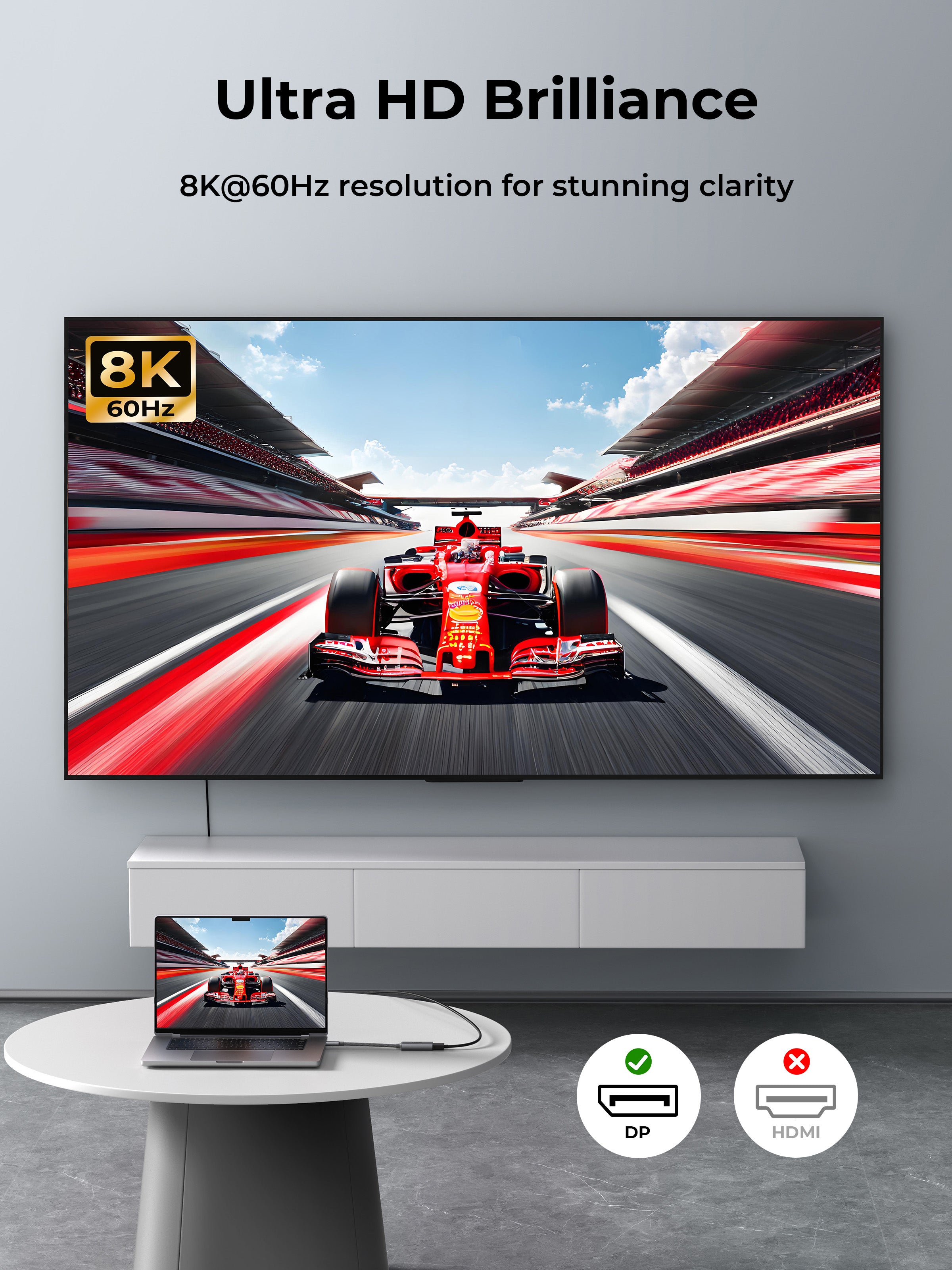 AUKEY UH-D01 USB-C to Displayport Adapter