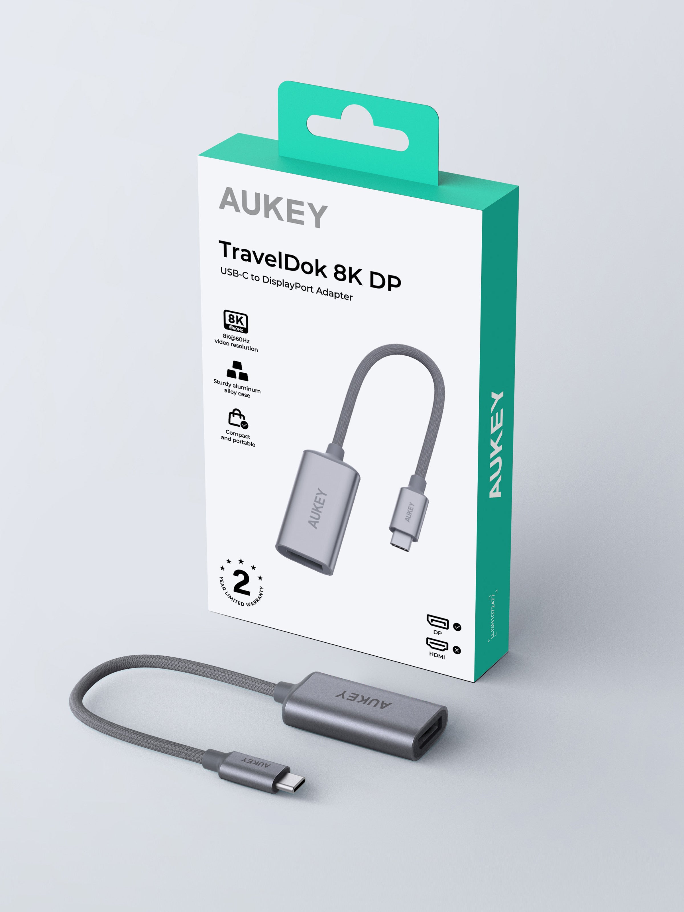 AUKEY UH-D01 USB-C to Displayport Adapter