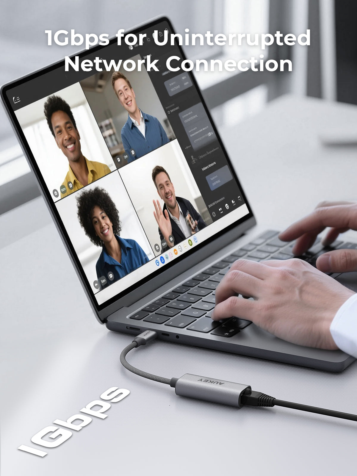 AUKEY UH-E01 USB-C to Ethernet Adapter