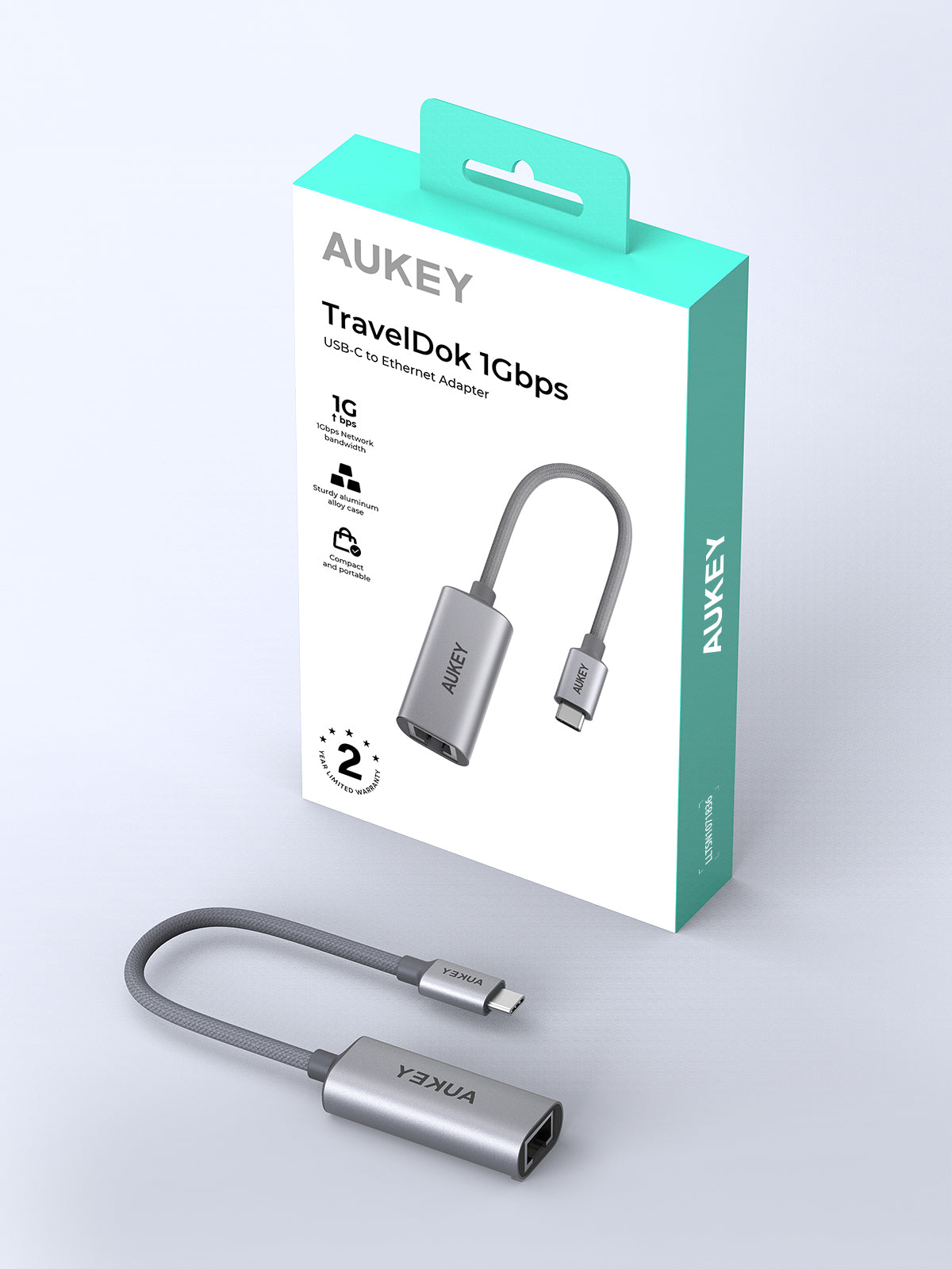 AUKEY UH-E01 USB-C to Ethernet Adapter