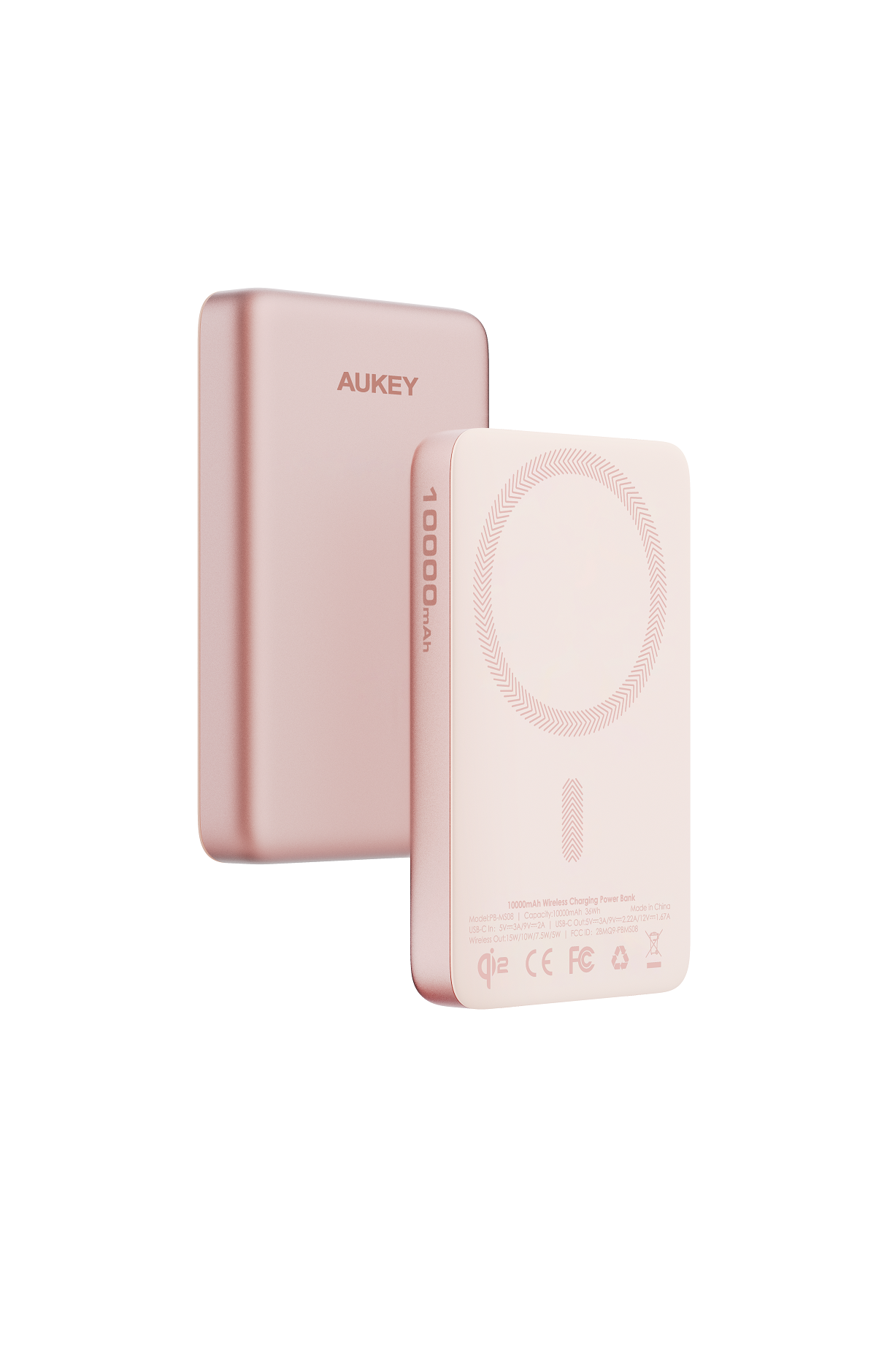 AUKEY MagFusion M 10000 20w Qi2 Magnetic Wireless Charging Power Bank PB-MS08