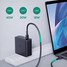 AUKEY PA-D52 Foldable USB C Charger 48W 4 Ports with Power Delivery