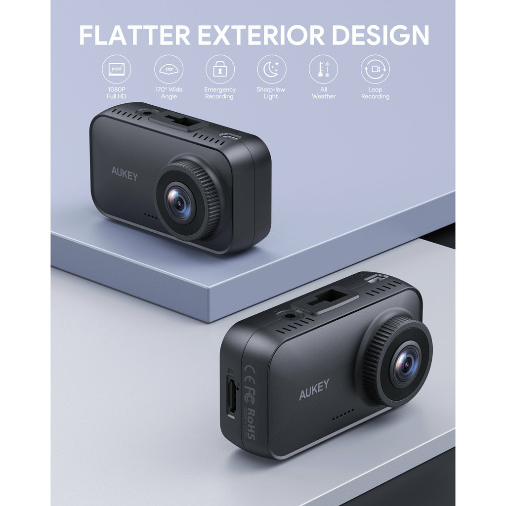 Aukey DRS1 4K Dash Cam: Nice 4K UHD video, easy to install and use