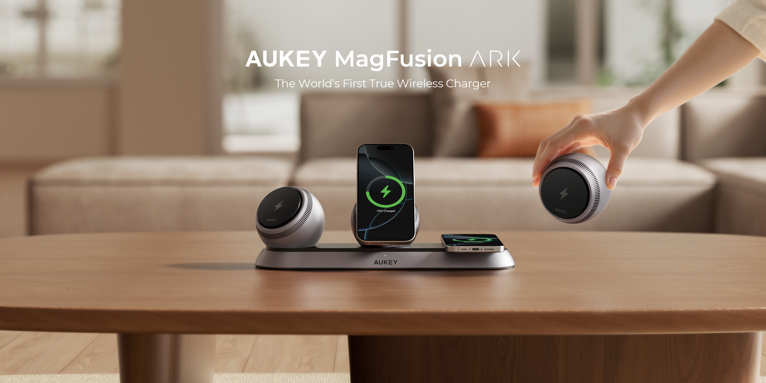 AUKEY Unveils MagFusion Ark, the World’s First Modular True Wireless Charger