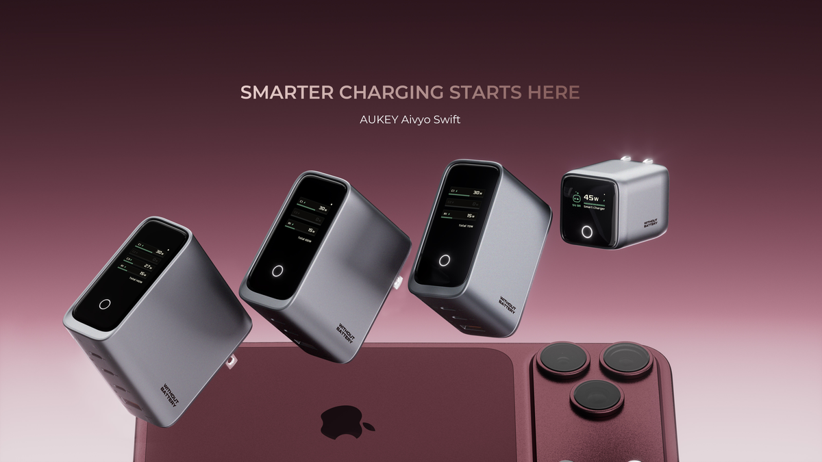 As iPhone 18 Arrives, AUKEY Introduces the Aivyo Swift Smart Wall Charger Lineup