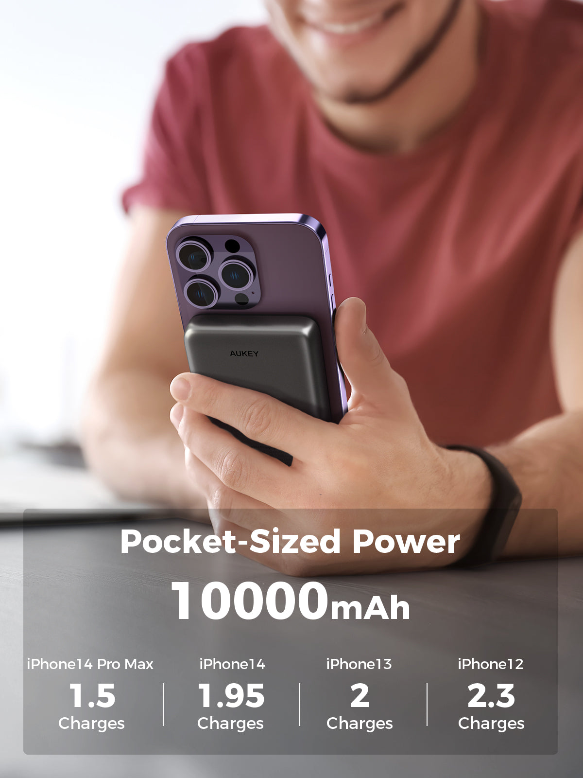 MagLink 10000mAh Magnetic Wireless Charging Power Bank