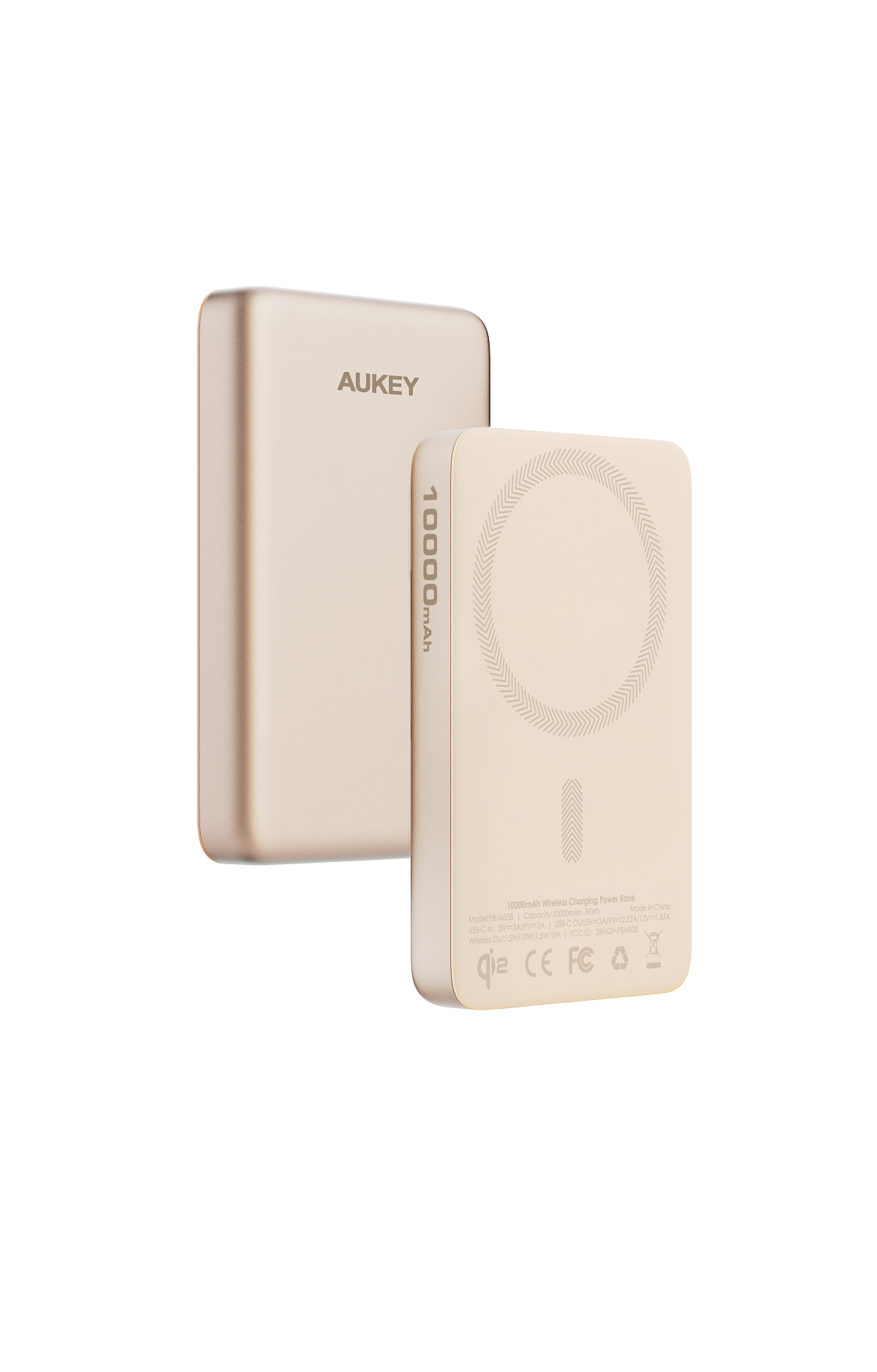 AUKEY MagFusion M 10000 20w Qi2 Magnetic Wireless Charging Power Bank PB-MS08