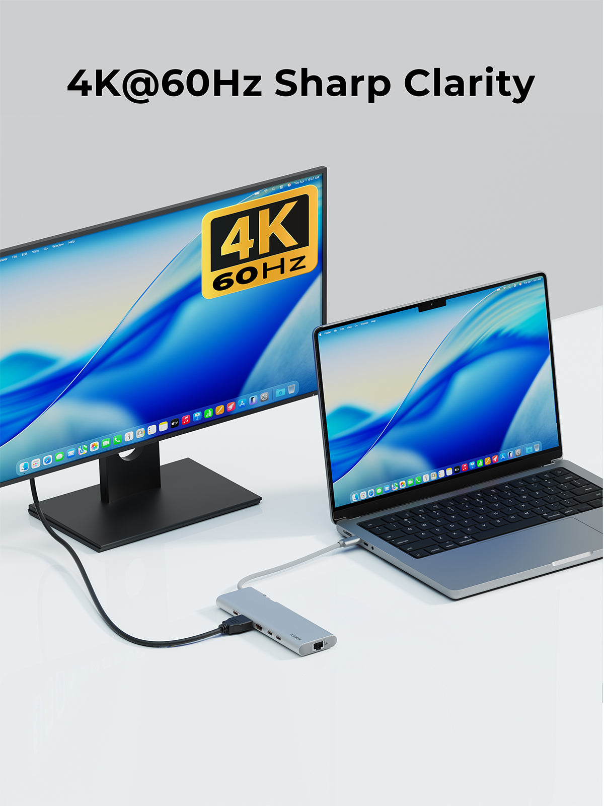 AUKEY UH-CUH03 OfficeDok 10-in-1 USB-C Hub with 2 HDMI Ports