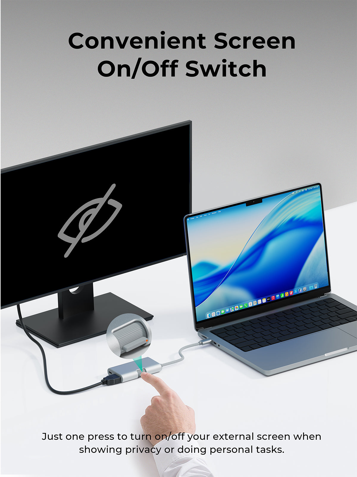 AUKEY UH-CUH01 TravelDok 3-in-1 USB-C Hub