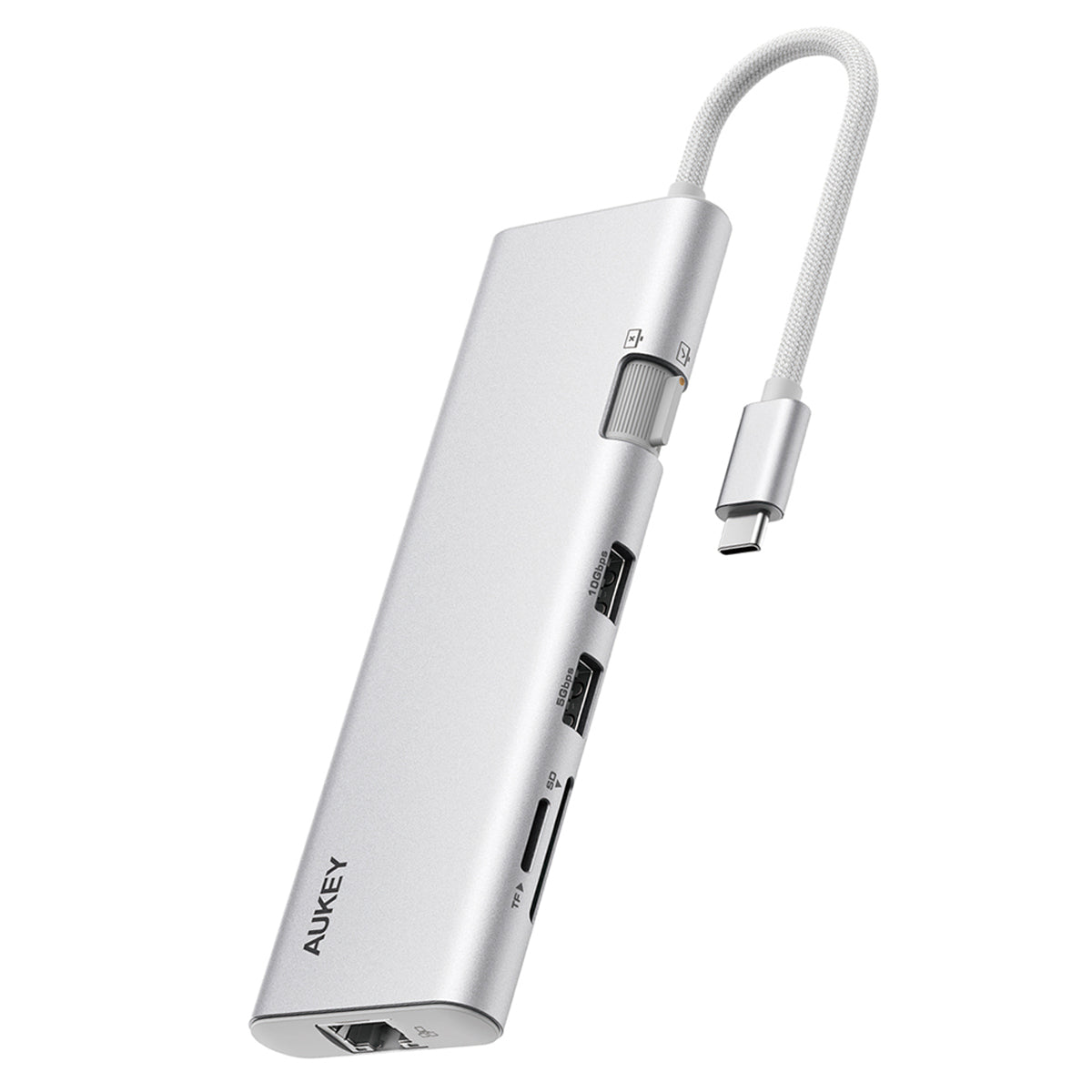 AUKEY UH-CUH03 OfficeDok 10-in-1 USB-C Hub with 2 HDMI Ports