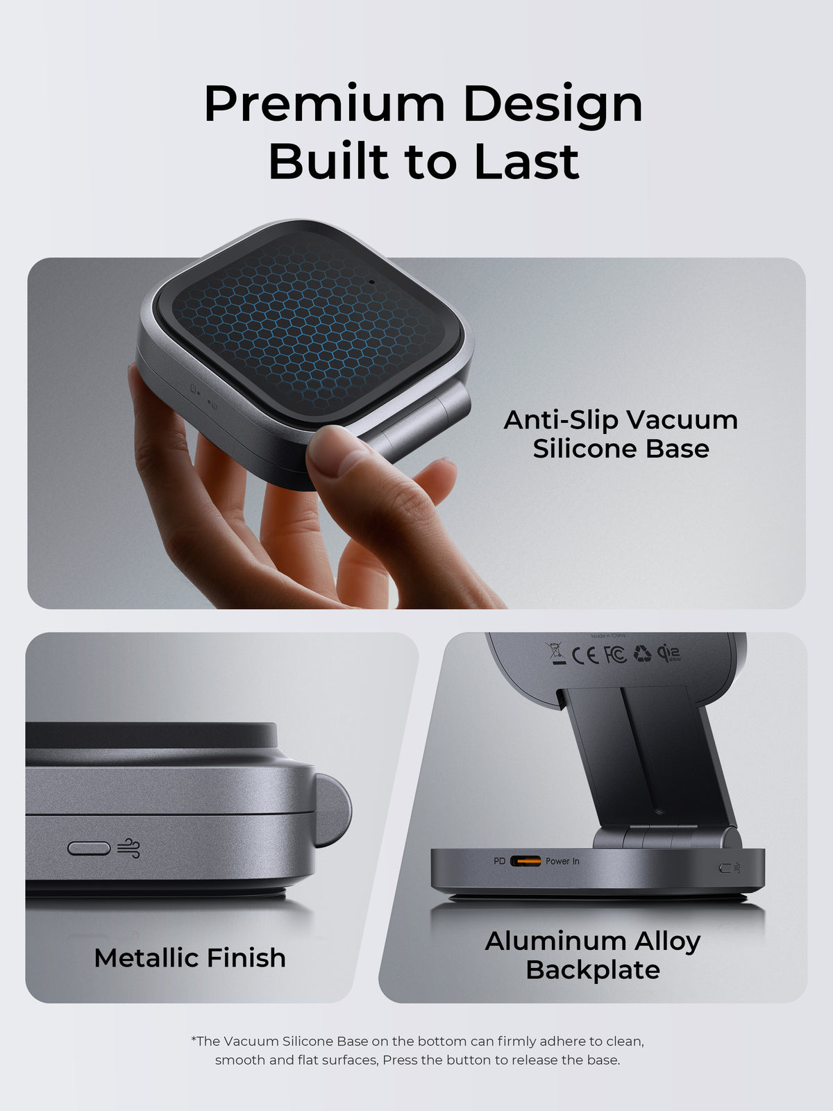 AUKEY MagFusion L Plus Foldable 2-in-1 Magnetic Wireless Charger LC-MC211P
