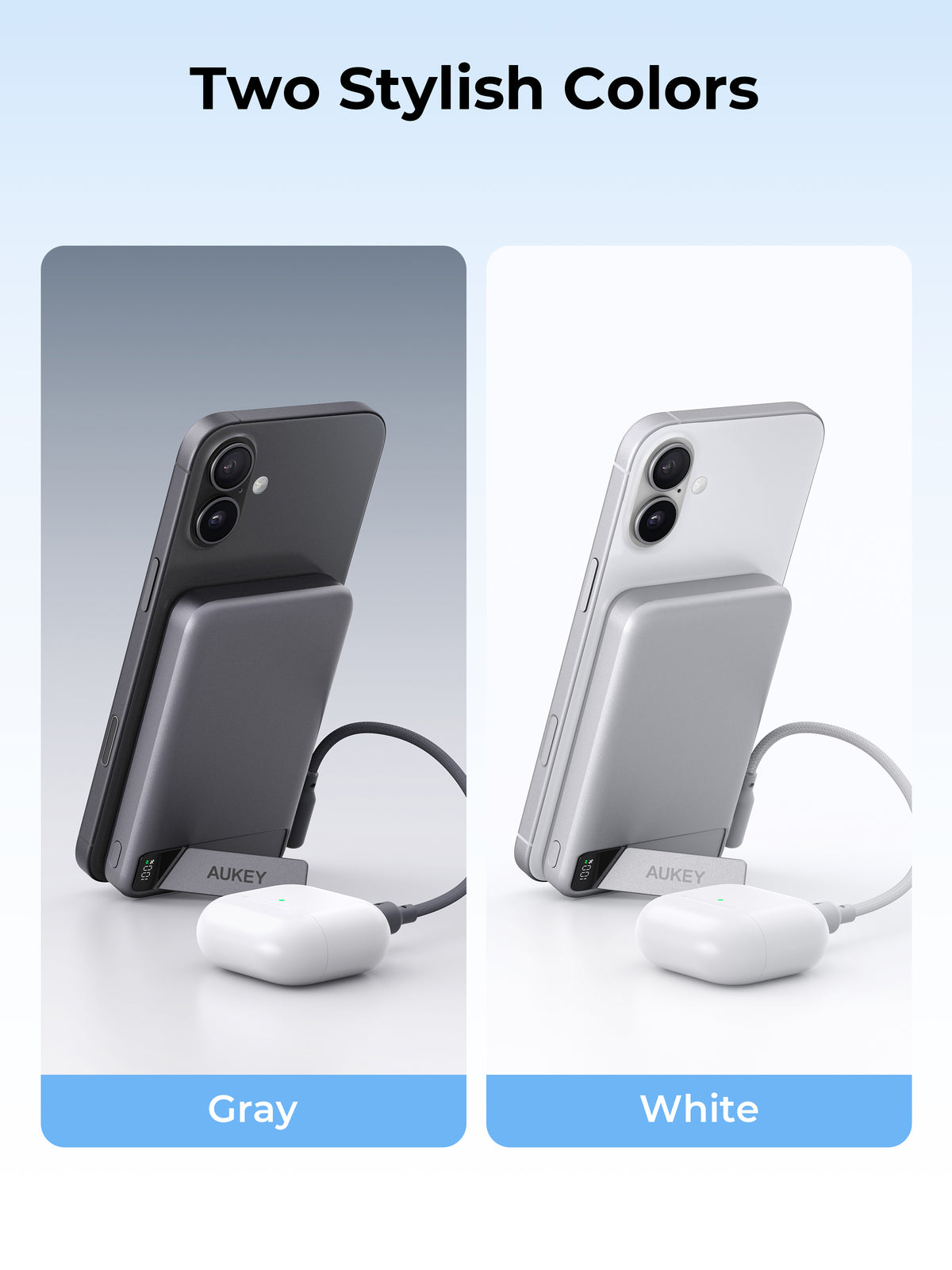 AUKEY MagFusion Vista 10000 Magnetic Wireless Charging Power Bank PB-MS20