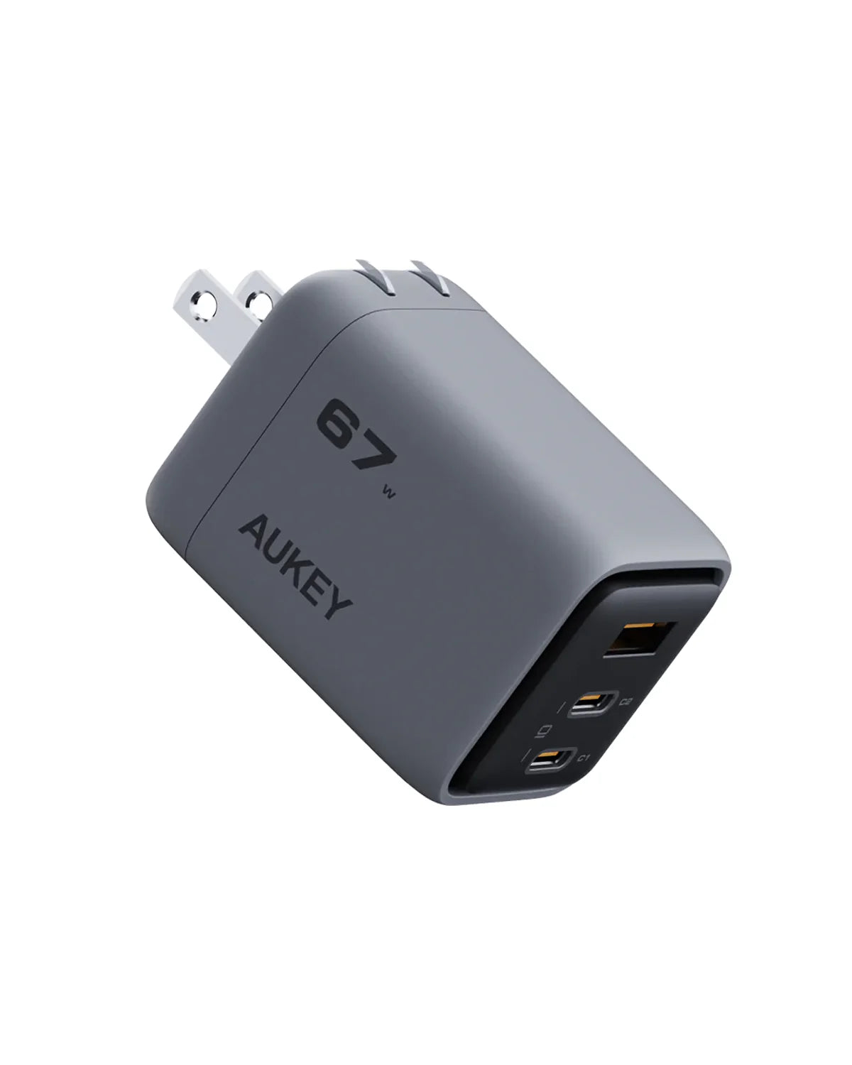 Chargeur mural AUKEY PA-C3 Comet Mix 3 67 W PD avec technologie GaN 