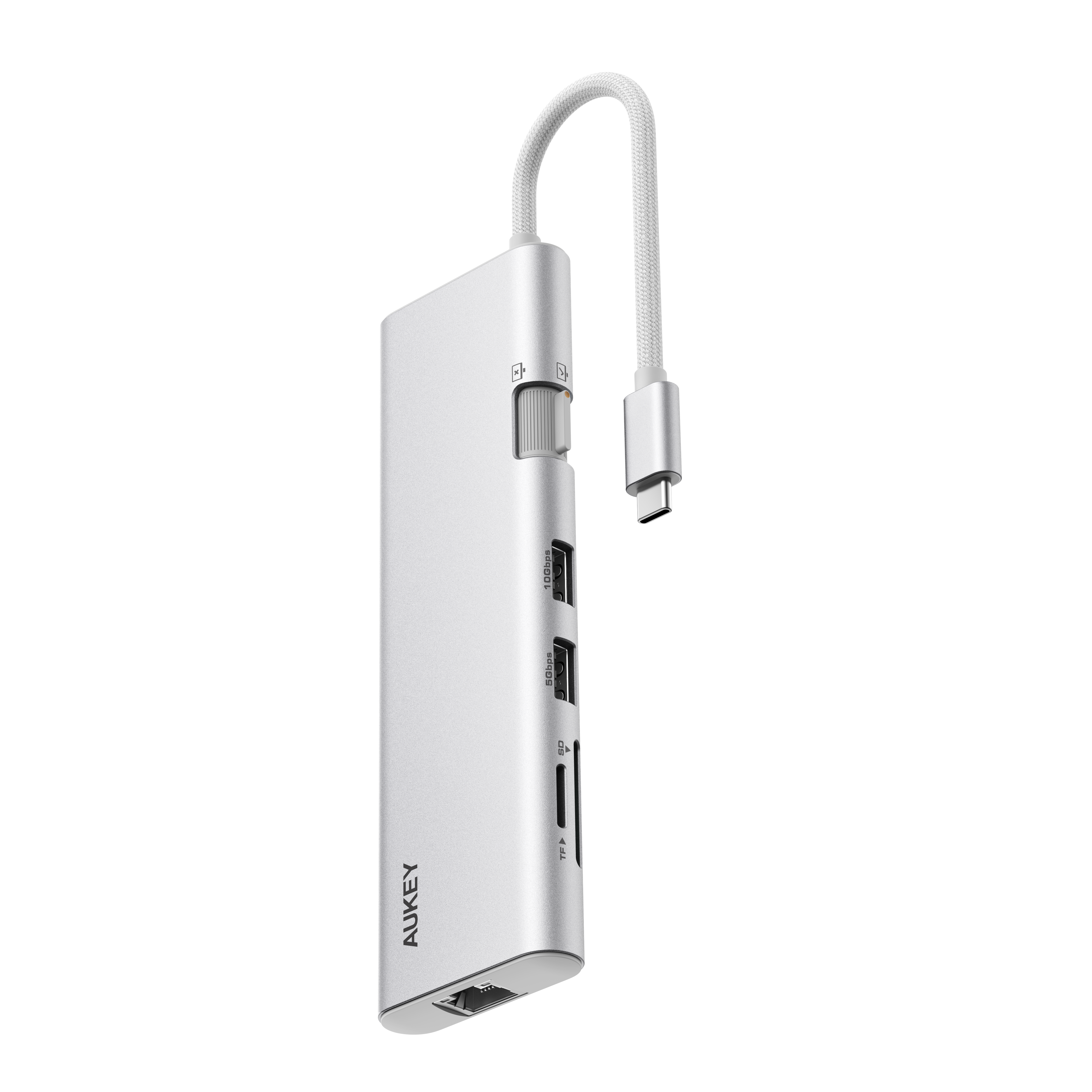 AUKEY UH-CUH03 OfficeDok 10-in-1 USB-C Hub with 2 HDMI Ports