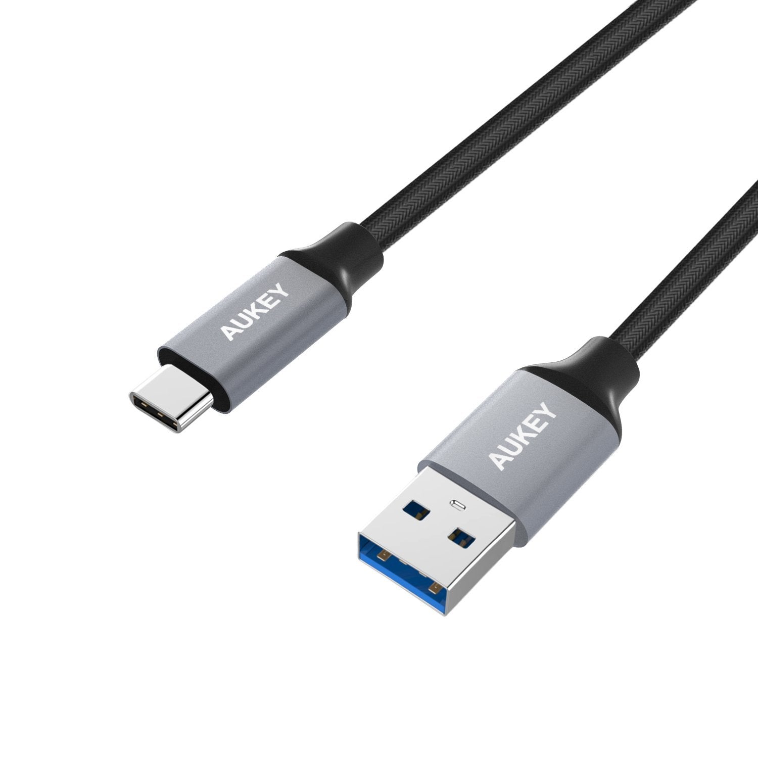 AUKEY CB-CMD1 Impulse Series 3-Pack USB 3.1 Gen 1 USB-A to C Cable (1m x 3)