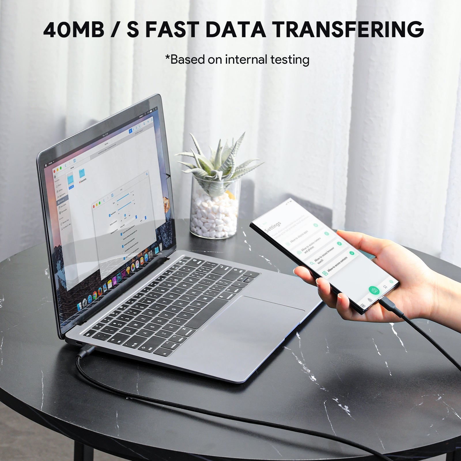 AUKEY CB-NCC | 60W 1m USB-C to USB-C Cable