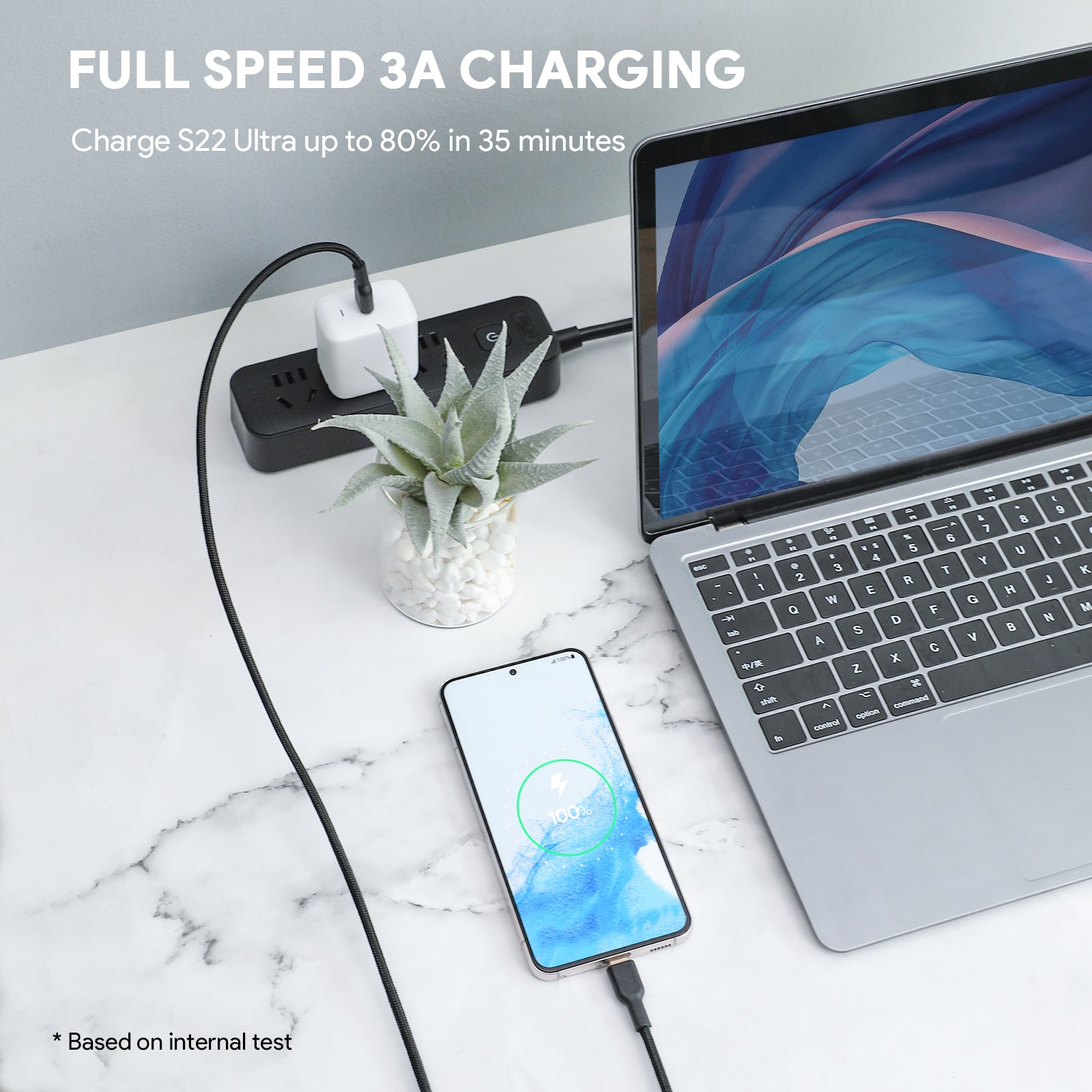 AUKEY CB-NCC | 60W 1m USB-C to USB-C Cable