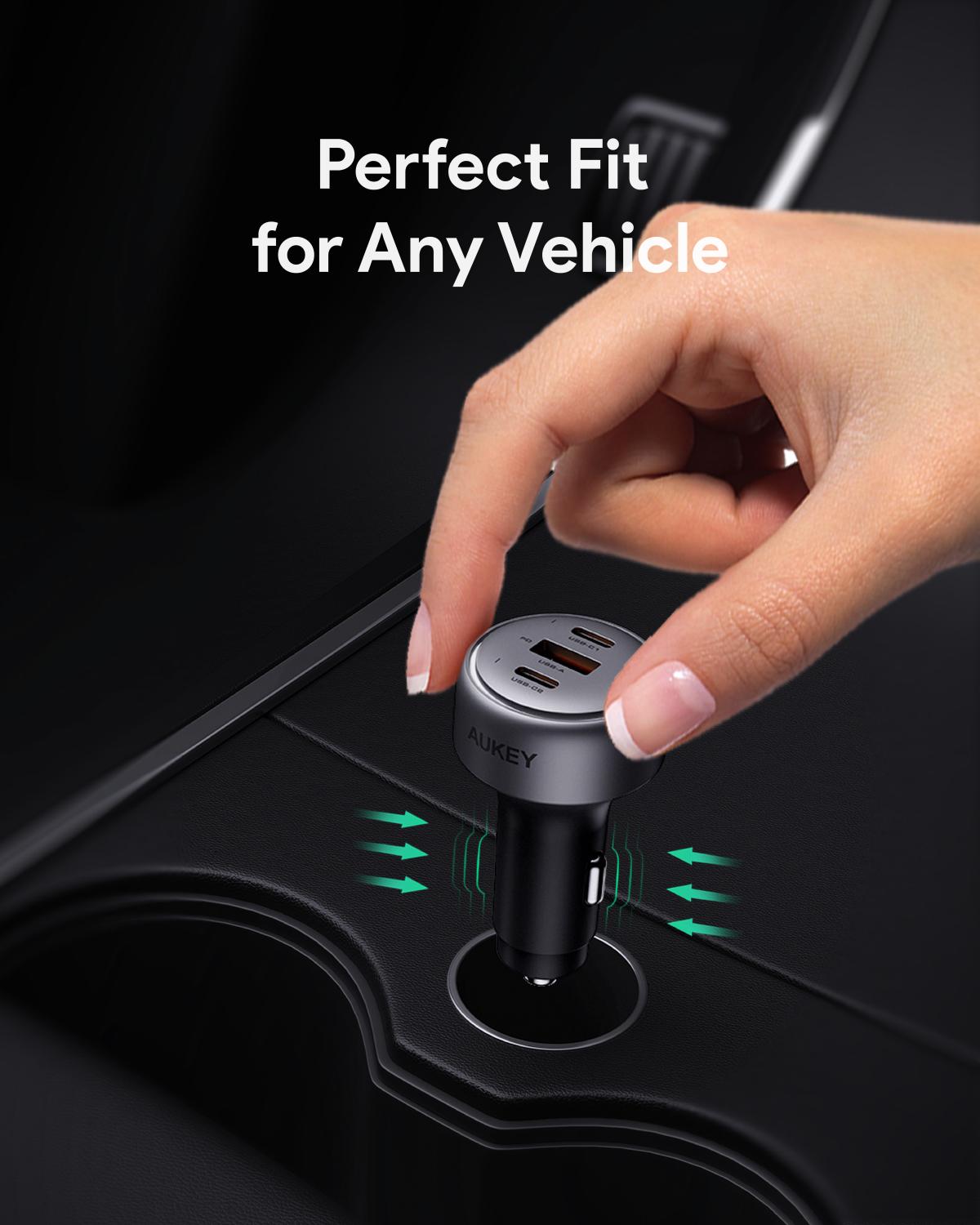 AUKEY CC-P1 Pathfinder Mix 3 66W Schnelllade-Autoladegerät