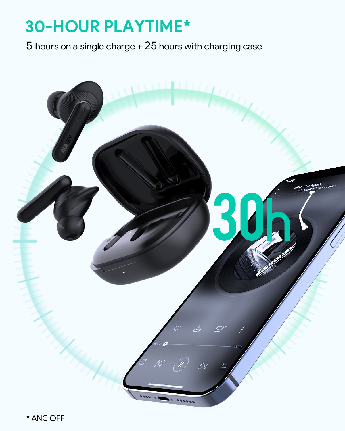 AUKEY EP-N8 Beyond Hybrid ANC Wireless Eearbuds