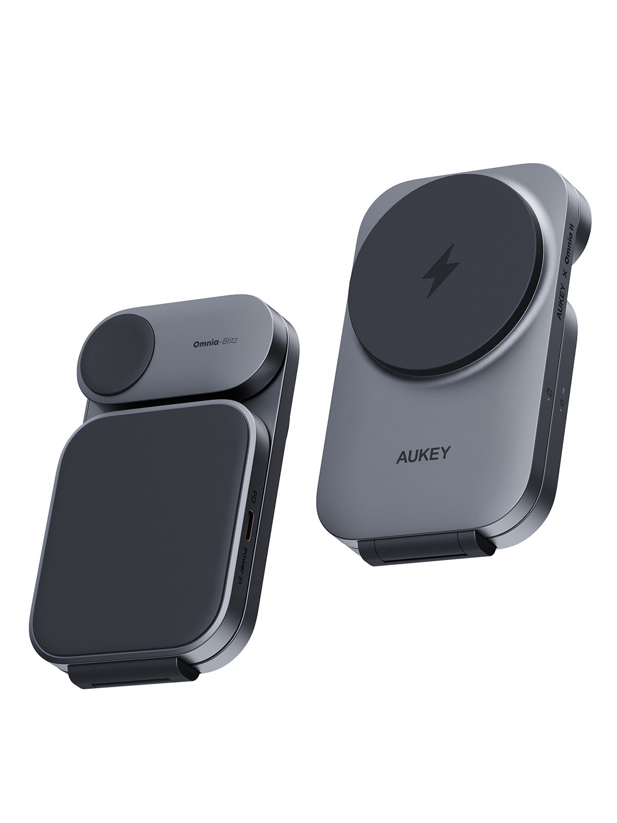 AUKEY LC-MC312 MagFusion Z Qi2 3-in-1 Foldable Wireless Charging Station
