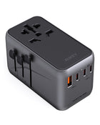 gate8 travel universal adaptor with usb charger