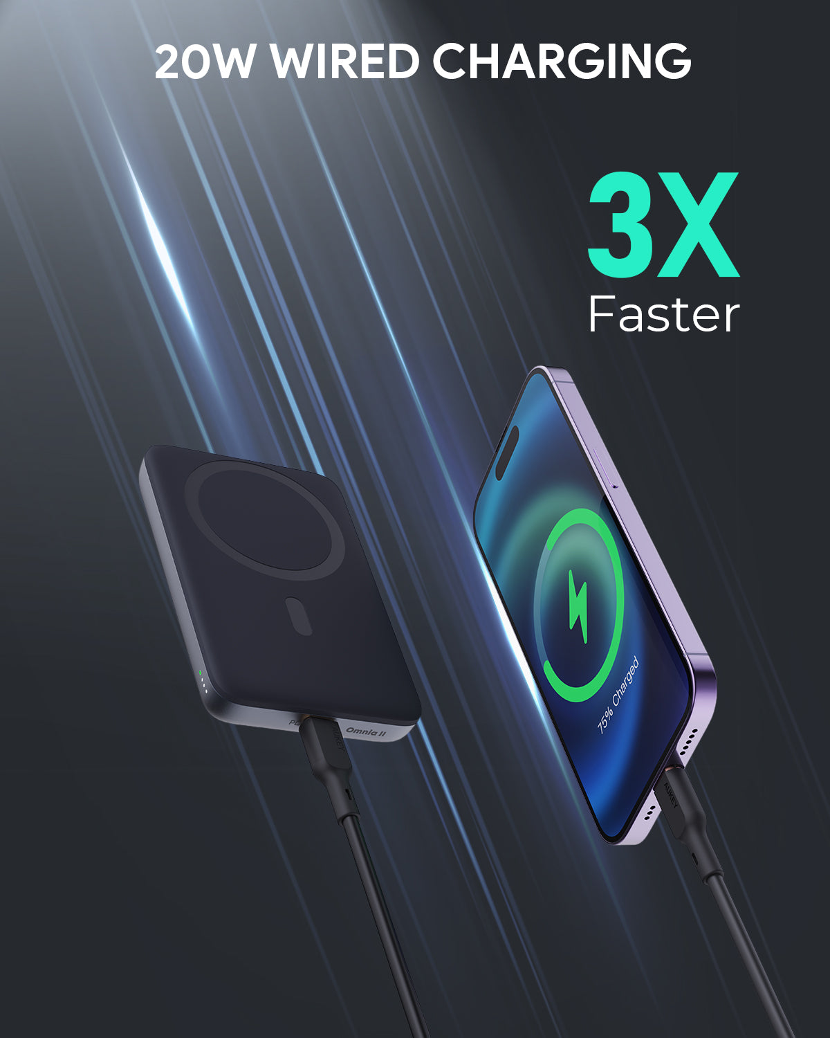 AUKEY PB-MS01 20W 6700mAh MagSafe Powerbank