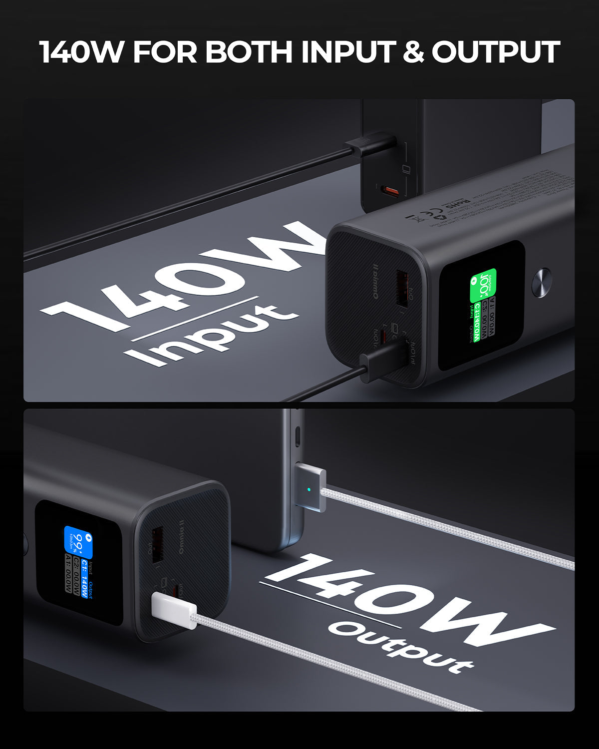Batterie externe portable AUKEY PB-Y45 140 W 27 600 mAh 