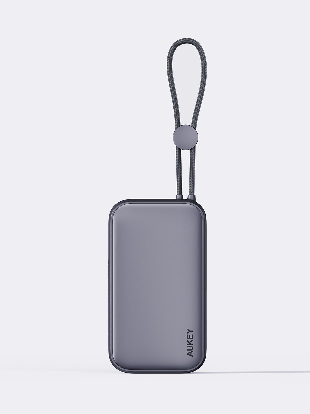 AUKEY PB-Y47 Spark Sling 10000 Compact Fast Charging Power Bank  with Built-in USB-C Cable