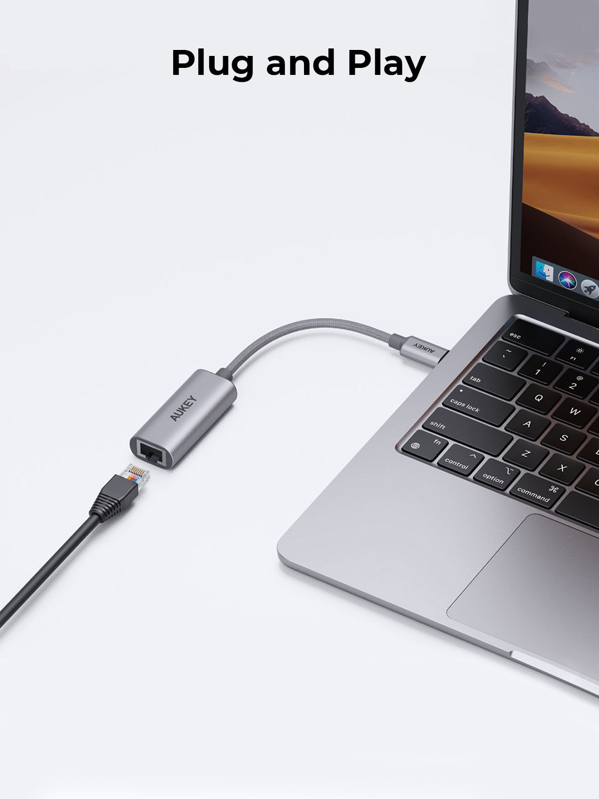 AUKEY UH-E01 USB-C to Ethernet Adapter