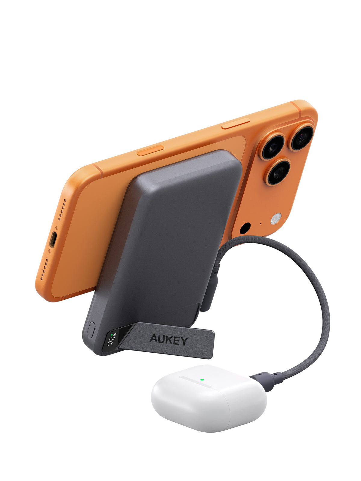 AUKEY MagFusion Vista 10000 Magnetic Wireless Charging Power Bank PB-MS20