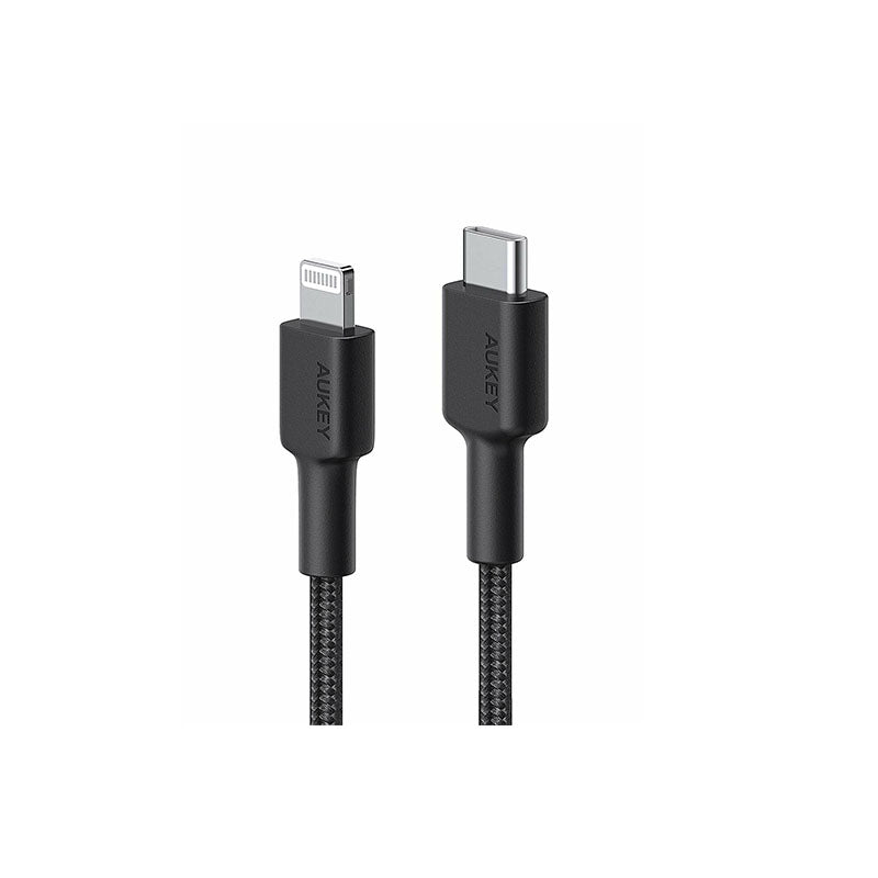 AUKEY CB-CL03 6.6ft USB-C TO Lightning Cable With MFi-certified